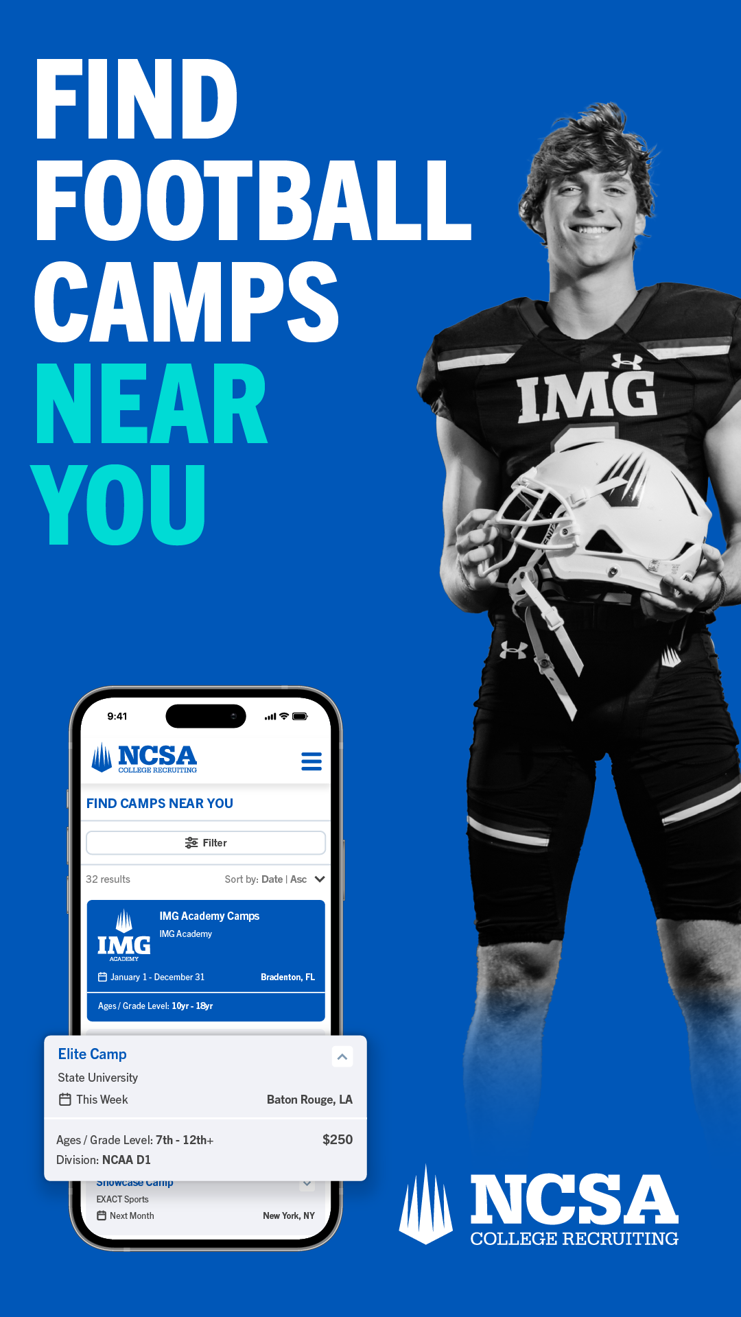 NCSA College Recruiting Facebook ad