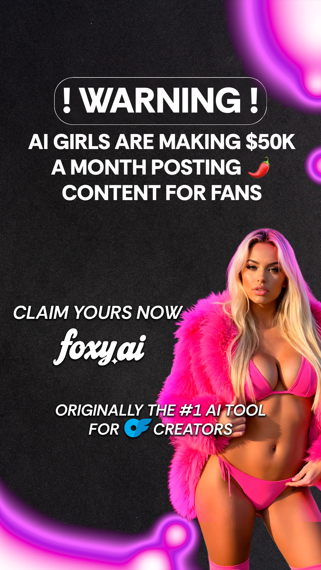 Foxy.ai Facebook ad