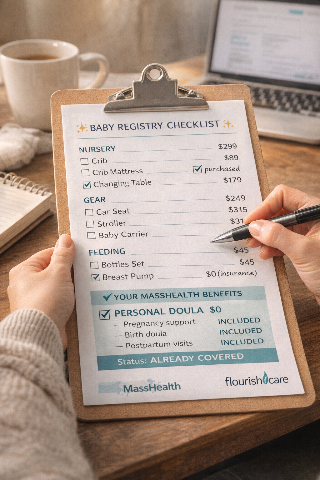 Flourish Care Facebook ad