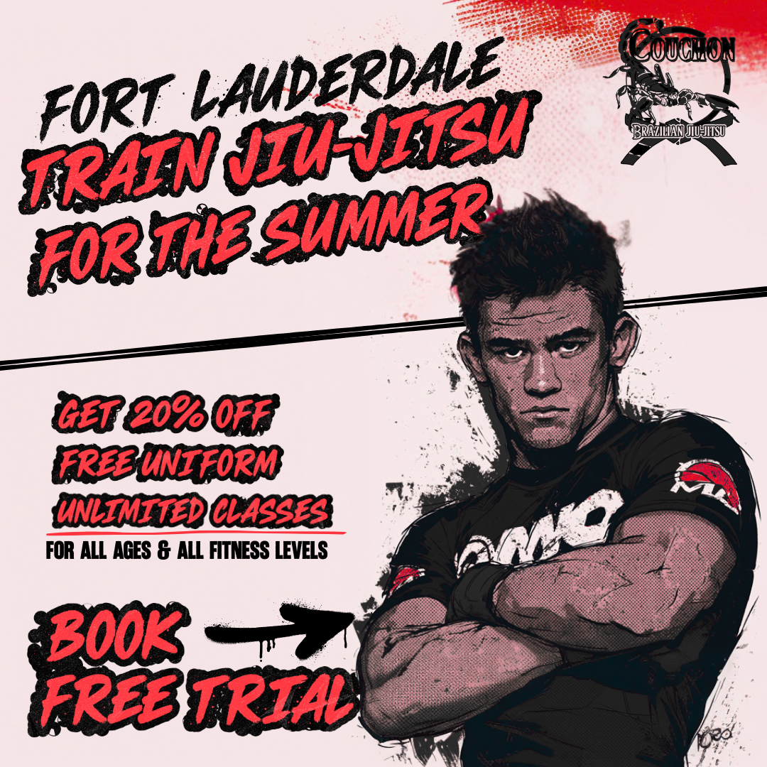 Couchon Brazilian Jiu-Jitsu Academy Facebook ad: BOOK A FREE JIU JITSU SESSION
