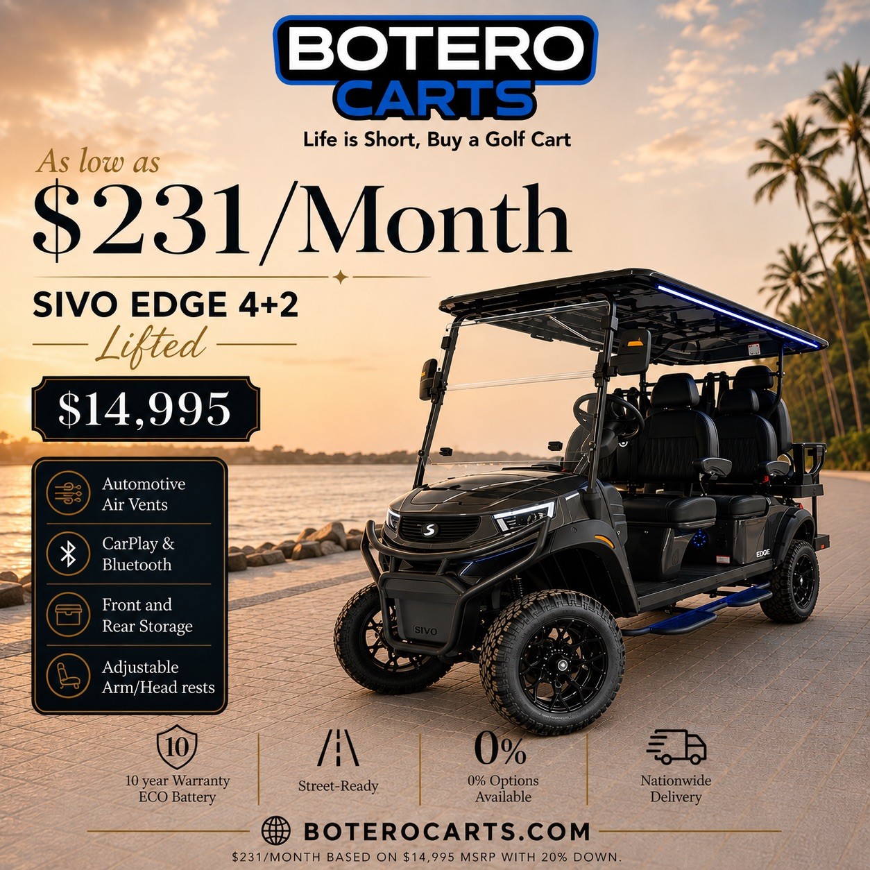 Botero Carts Indianapolis  Facebook ad