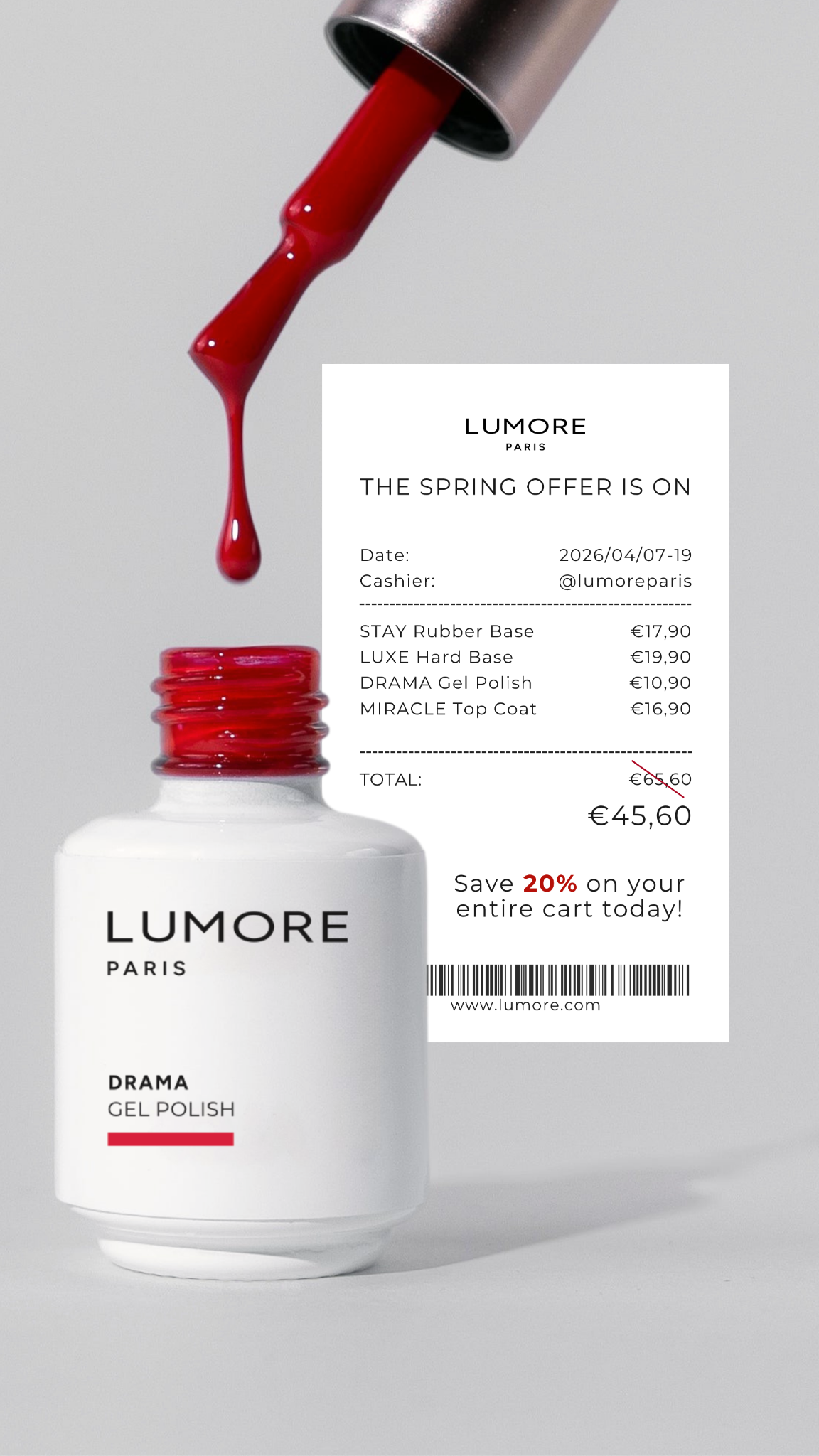 Lumore Paris Facebook ad