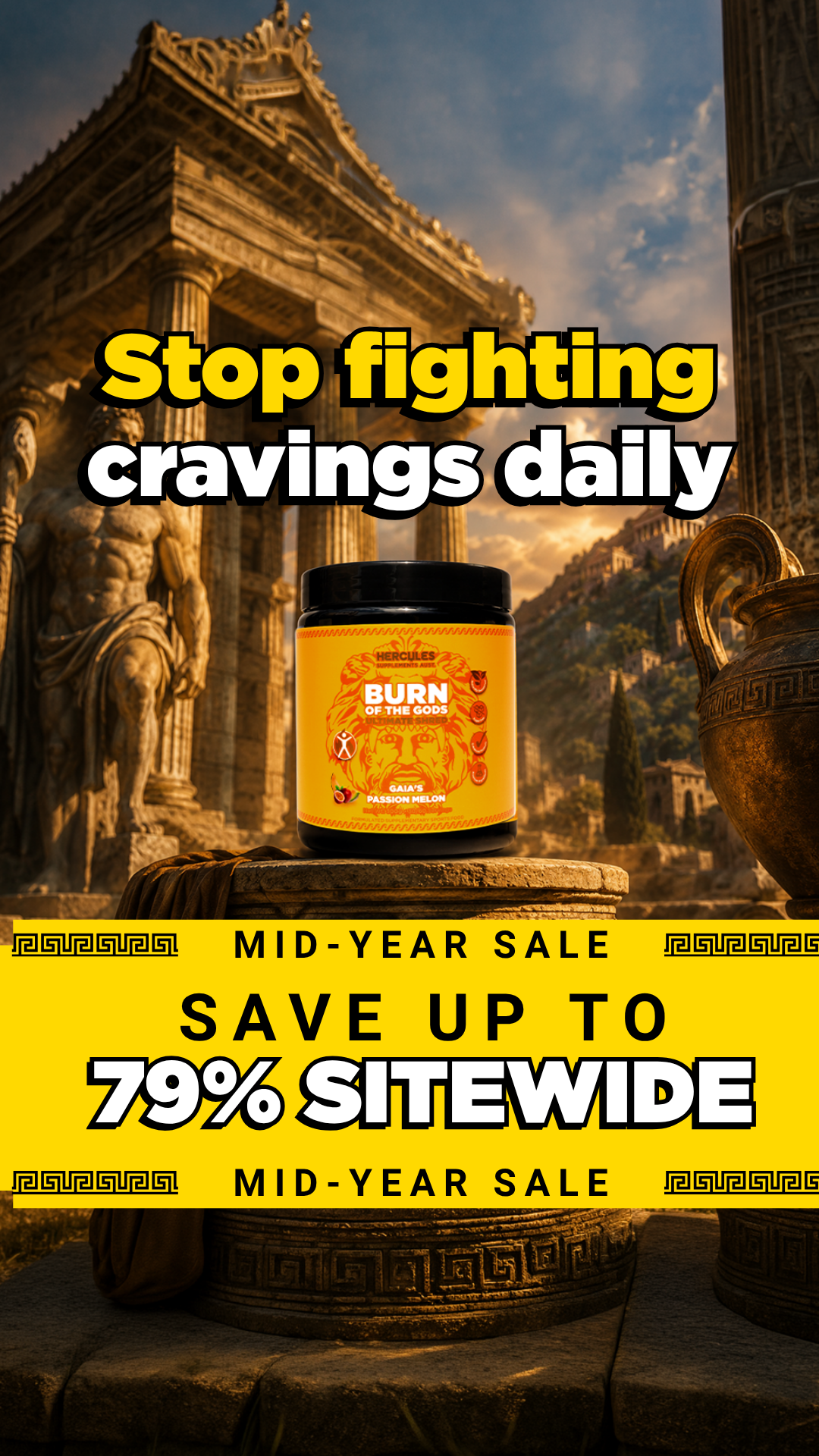 Hercules Supplements Aust Facebook ad