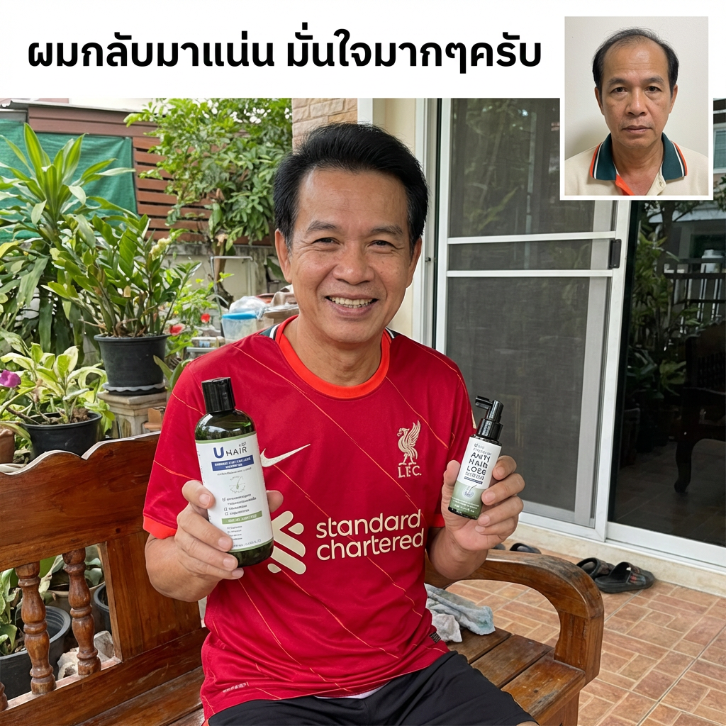 UHair Premium ลดผมร่วง บำรุงหนังศีรษะ Facebook ad