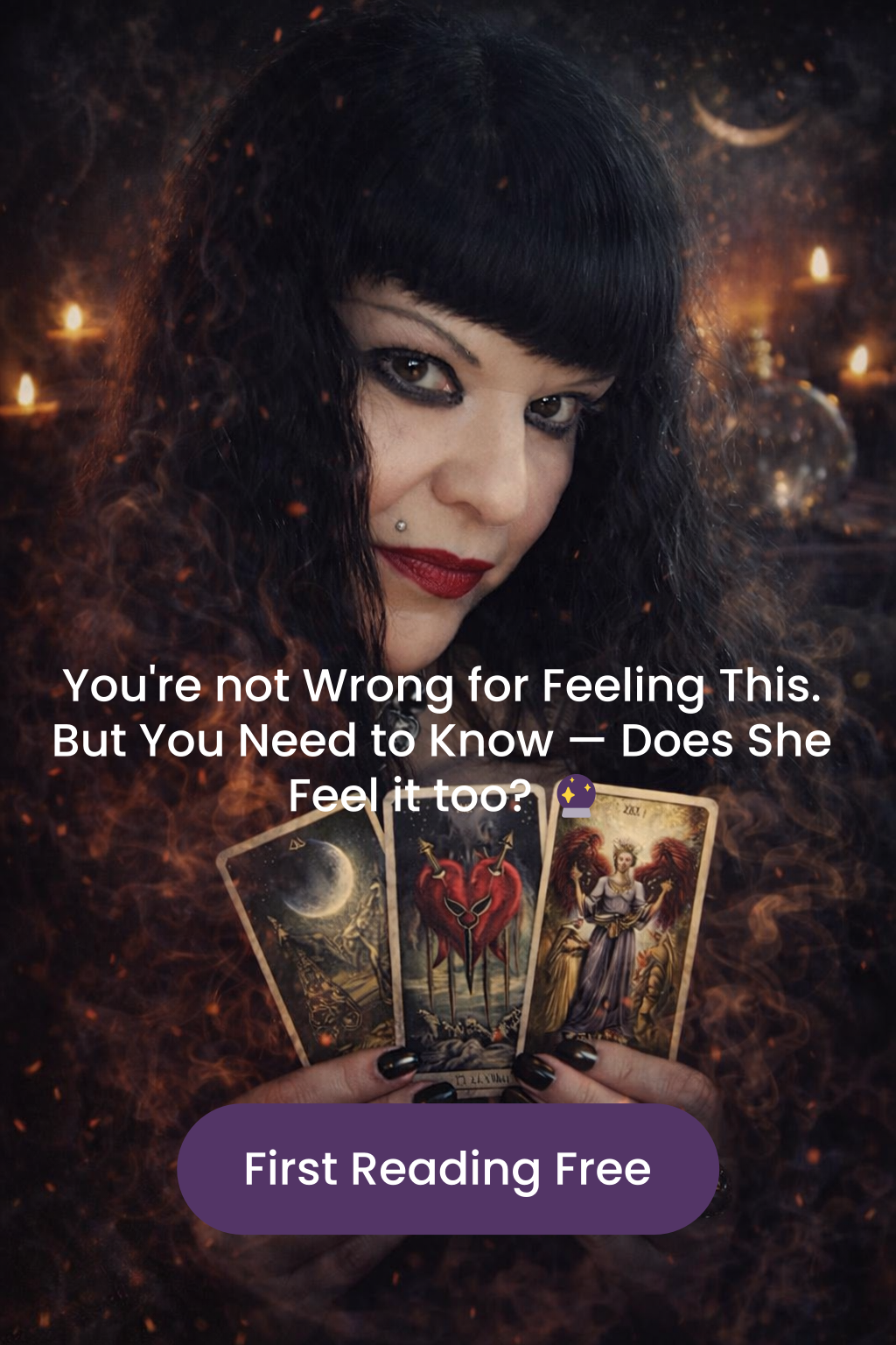 Bccvb Facebook ad: Real Psychics.Get 3 Mins Free!