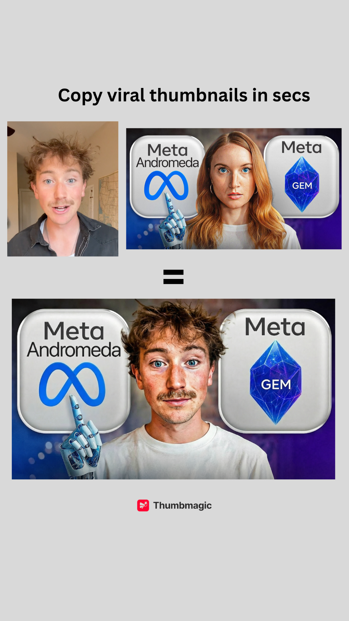 Thumbmagic Facebook ad from Jan 31, 2026