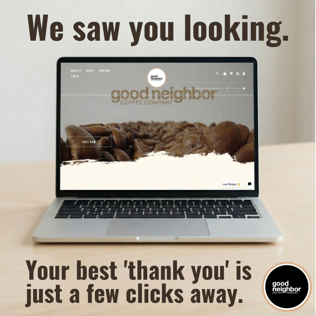 Good Neighbor Coffee Company Facebook ad