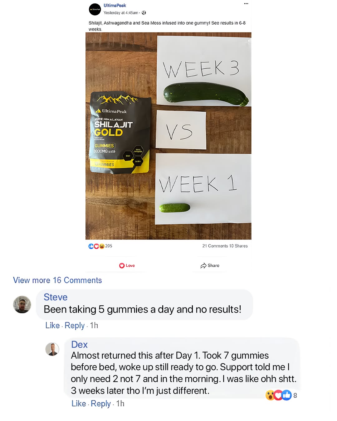 UltimaPeak Facebook ad