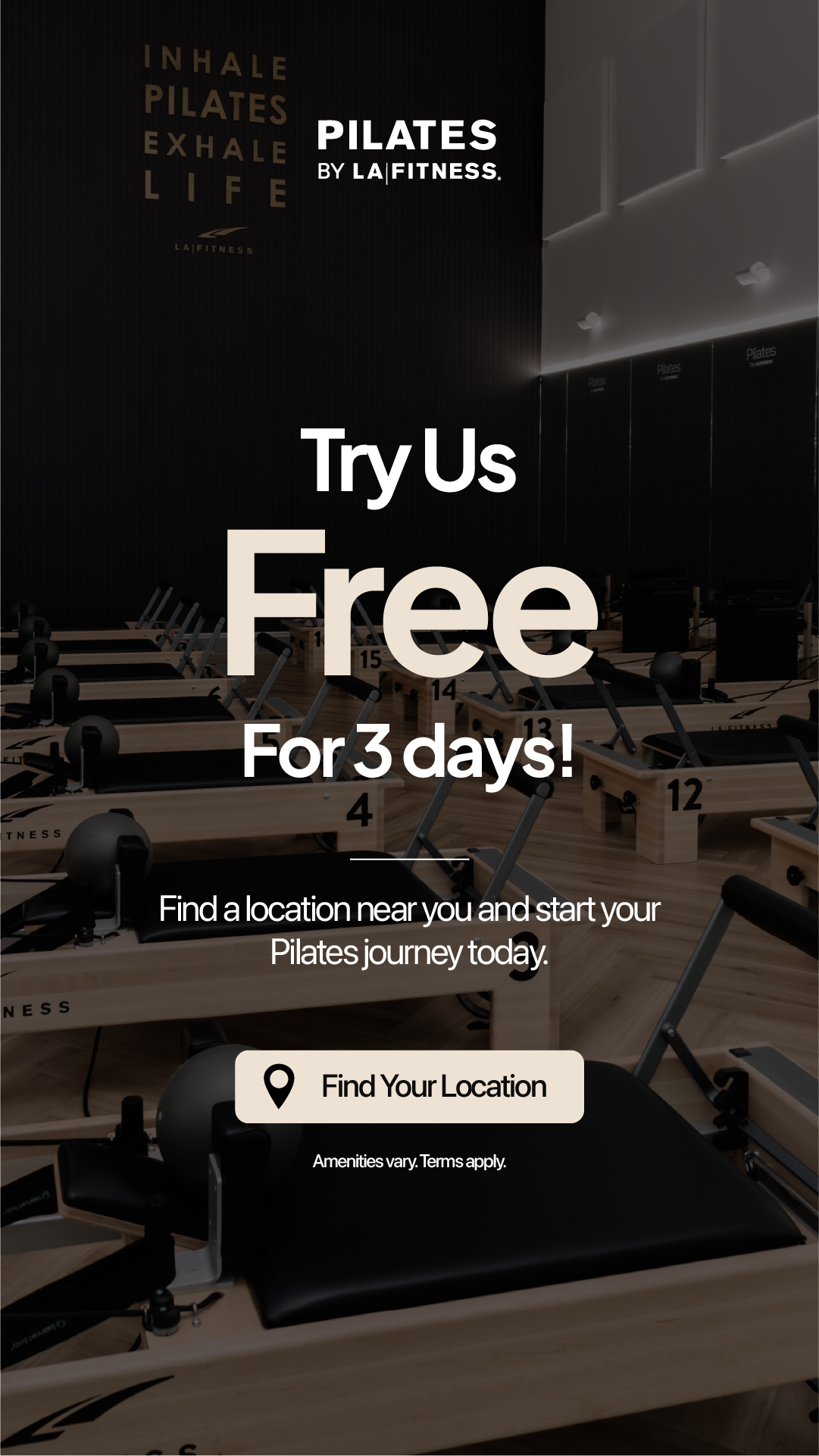 LA Fitness Facebook ad