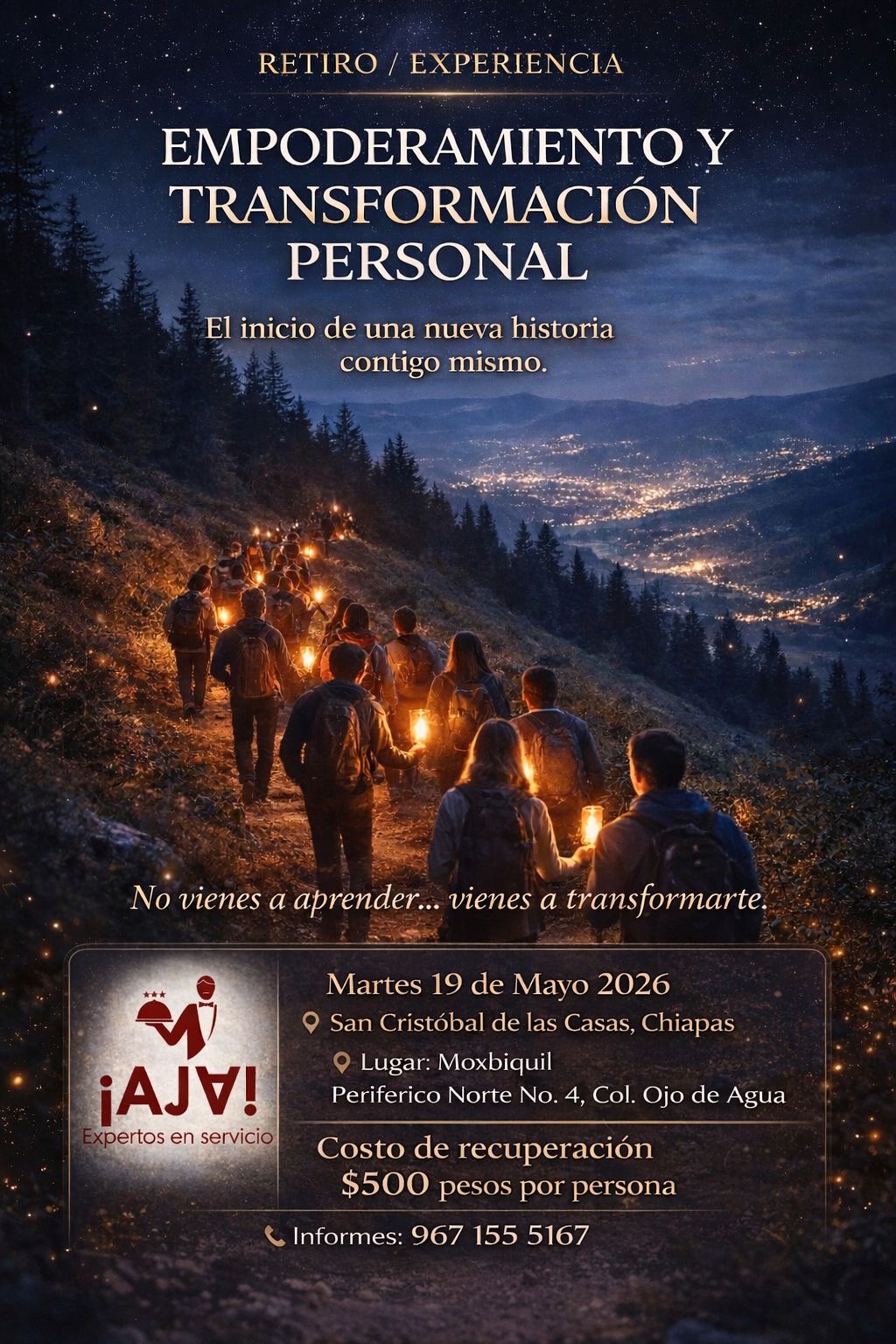 Capacitacion y desarrollo en servicio Facebook ad: RETIRO / EXPERIENCIA Empoderamiento y Transformación…