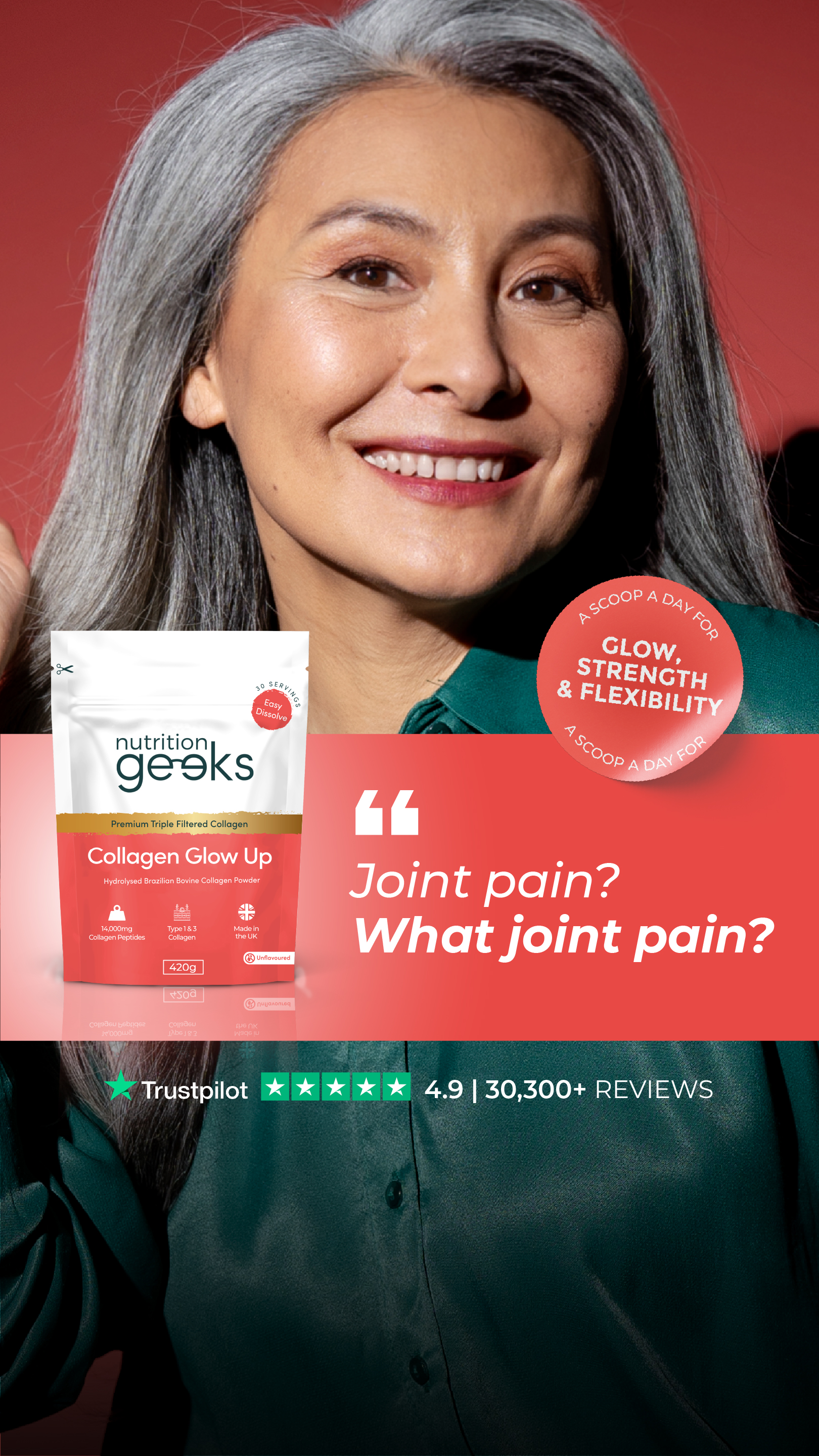 Nutrition Geeks Facebook ad