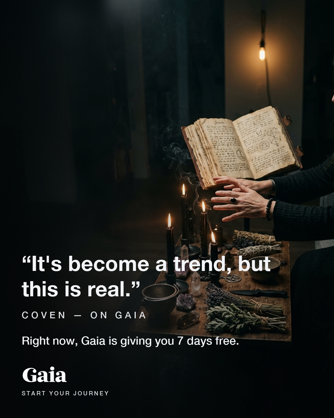 Gaia Facebook ad