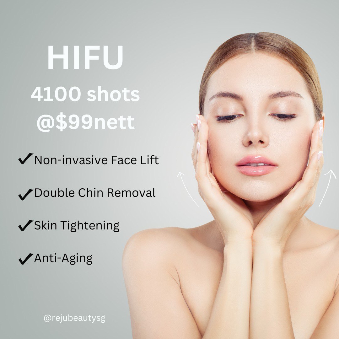 Reju Beauty SG Facebook ad: Our Treatment Includes