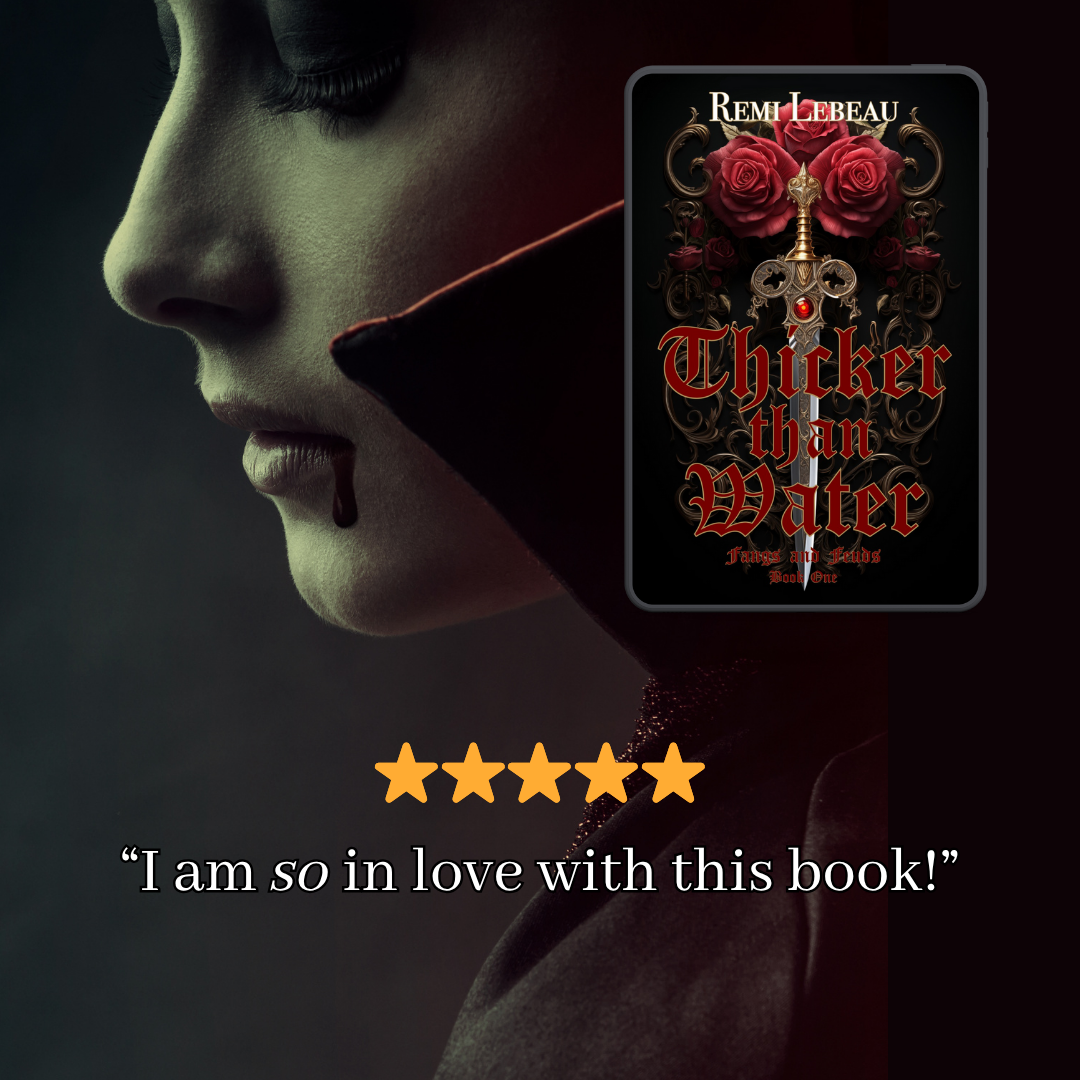 Remi Lebeau: Sapphic Romance Author Facebook ad: Lesbian Vampire Romance