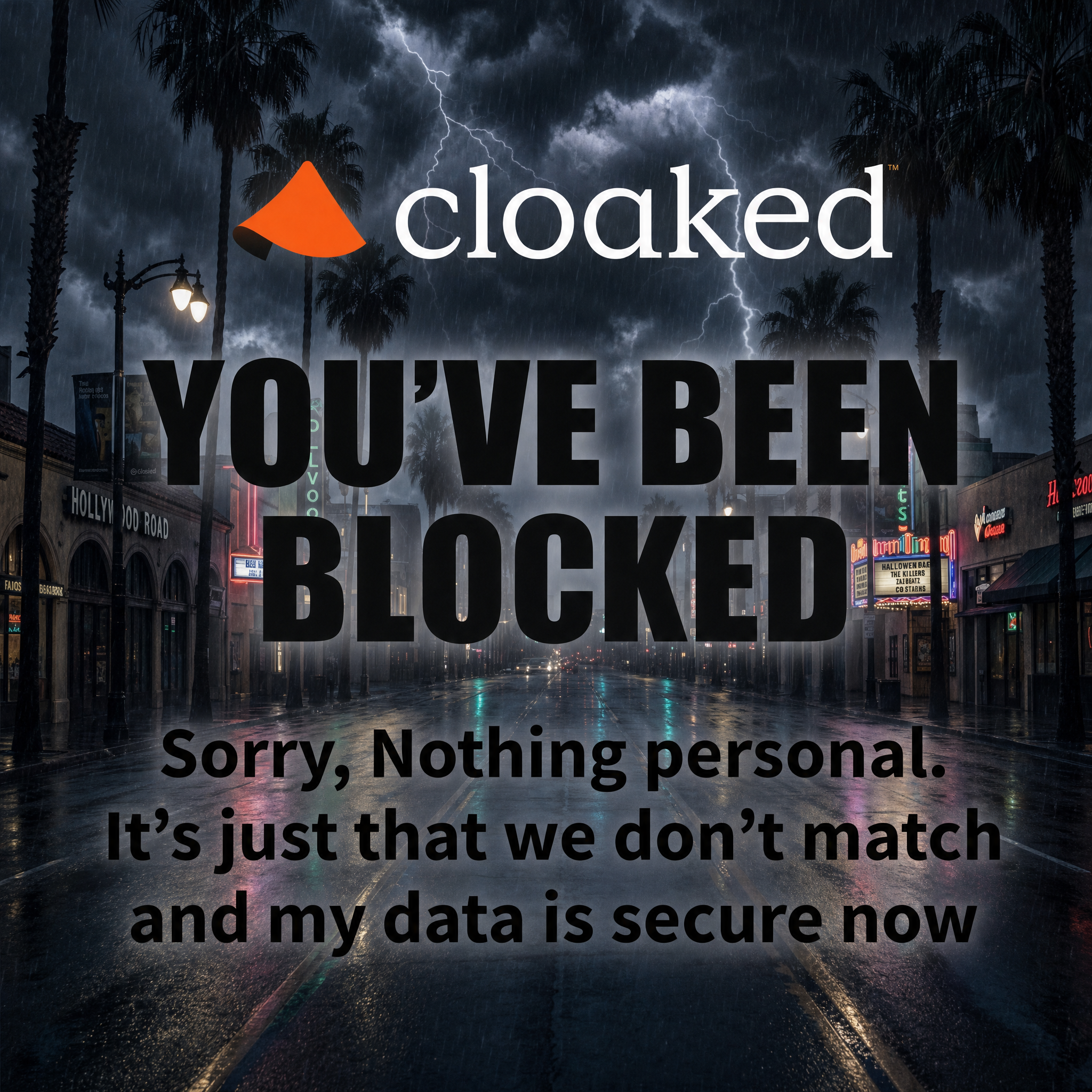 Cloaked Inc. Facebook ad