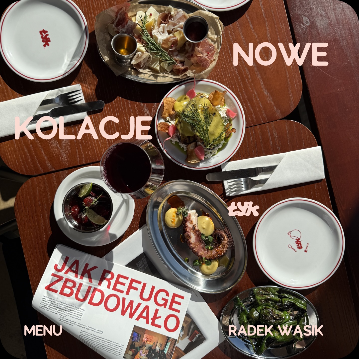 ŁYK Facebook ad: Nowe kolacje w ŁYKu - Za sterami wieczornego…