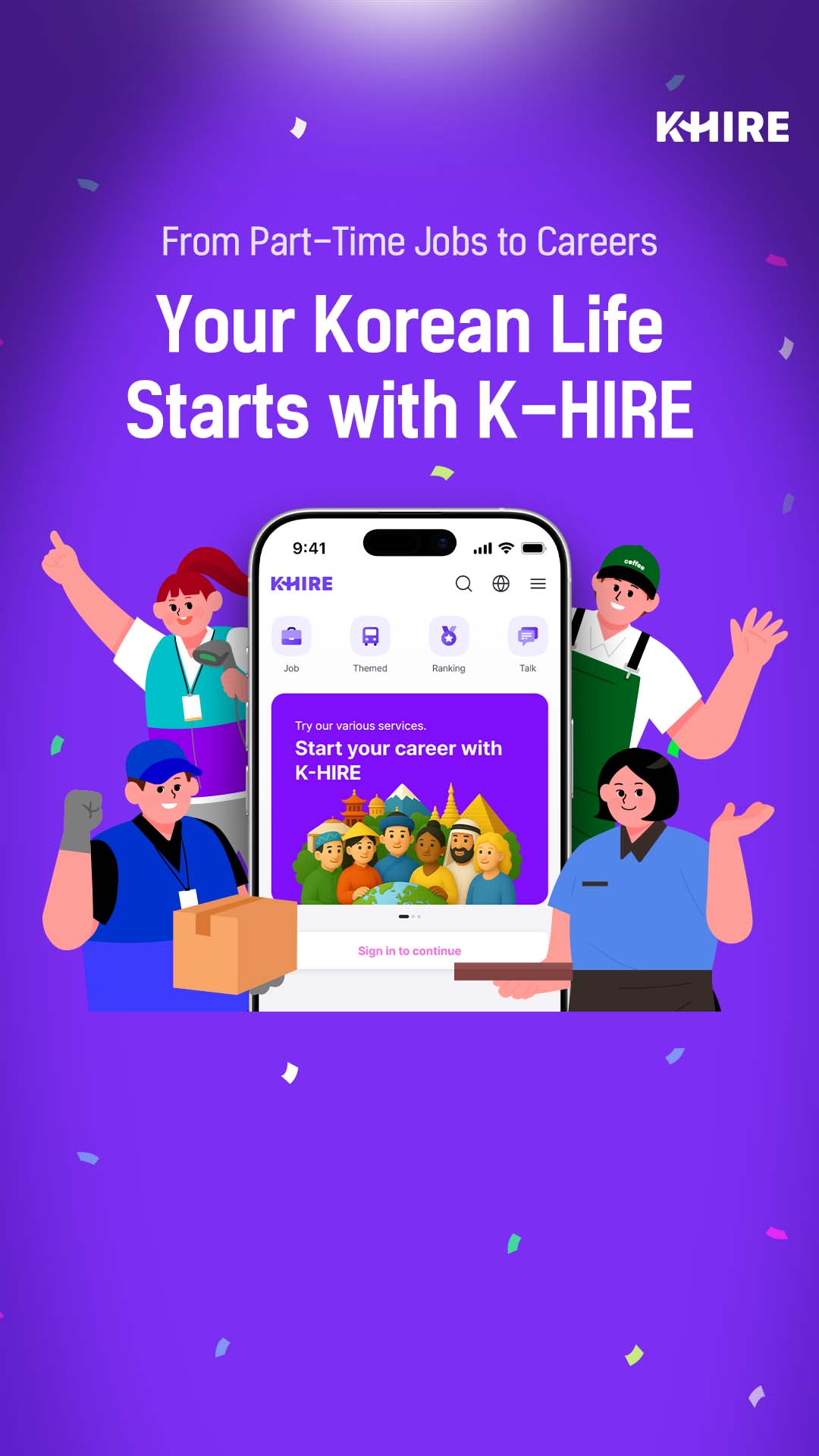 K-hire Facebook ad