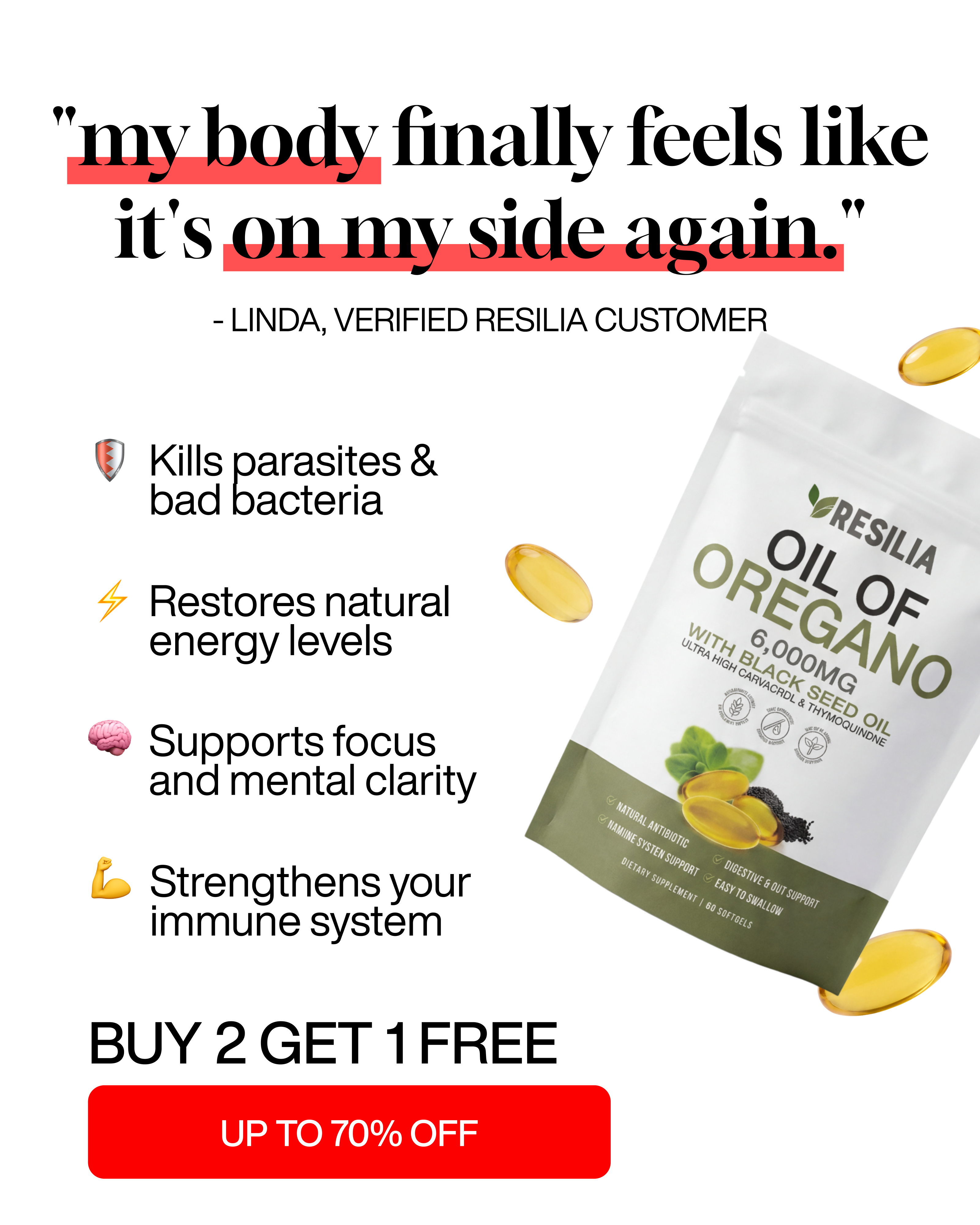TryResilia Facebook ad