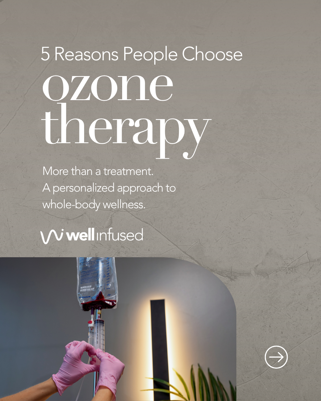 Well Infused - Naples, FL Facebook ad: Ozone therapy uses direct cellular oxygenation to boost…
