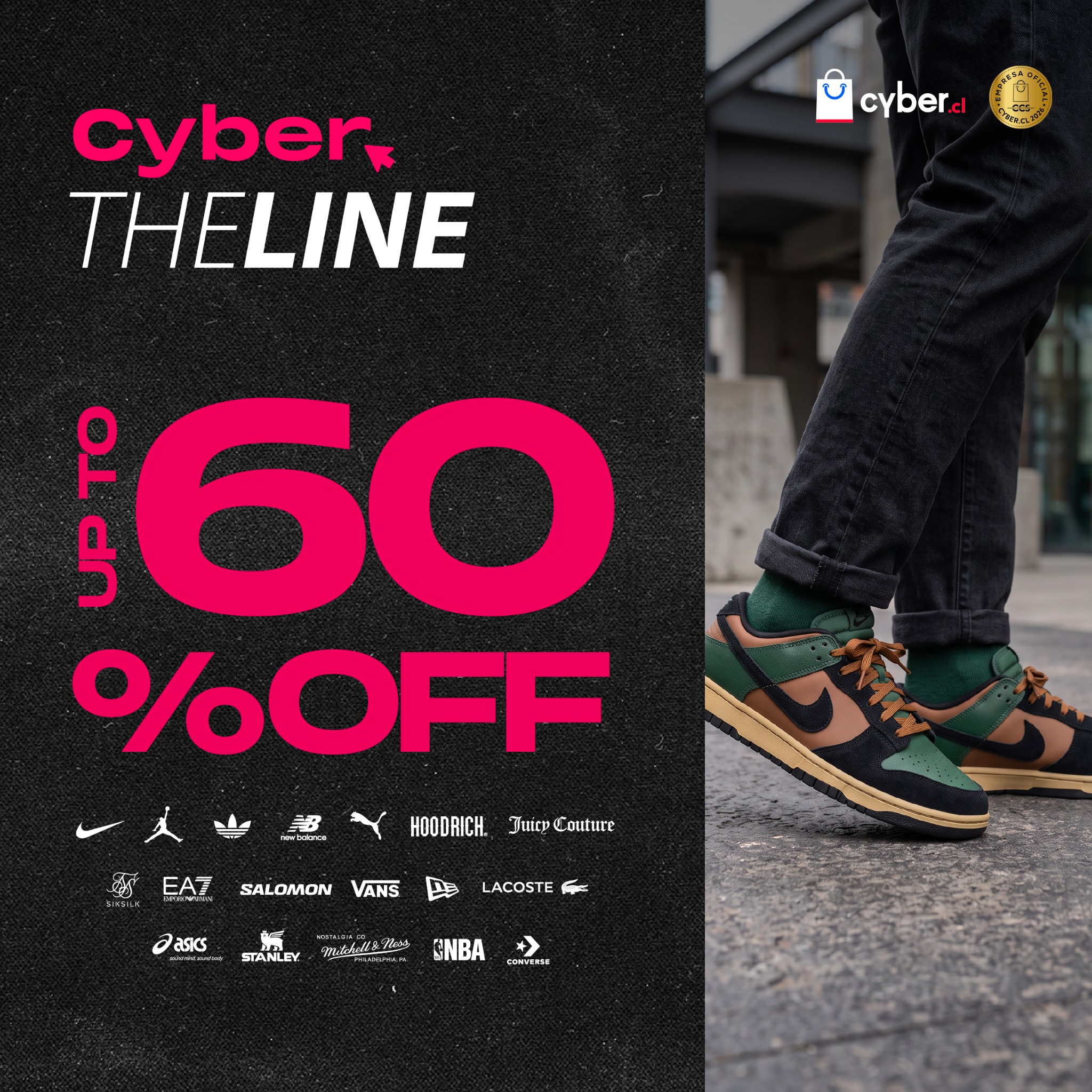 The Line Facebook ad: ¡Cyber Activo en The Line!
