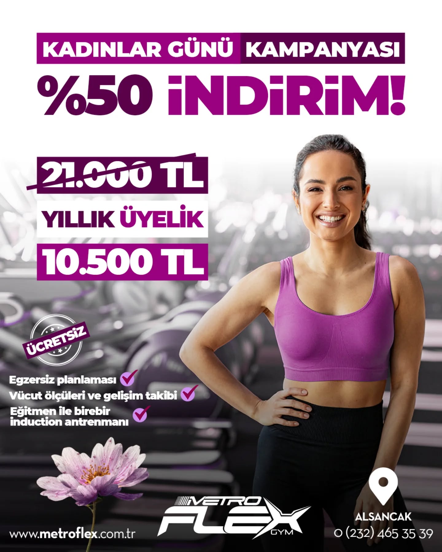 Metroflex Gym Alsancak Facebook ad