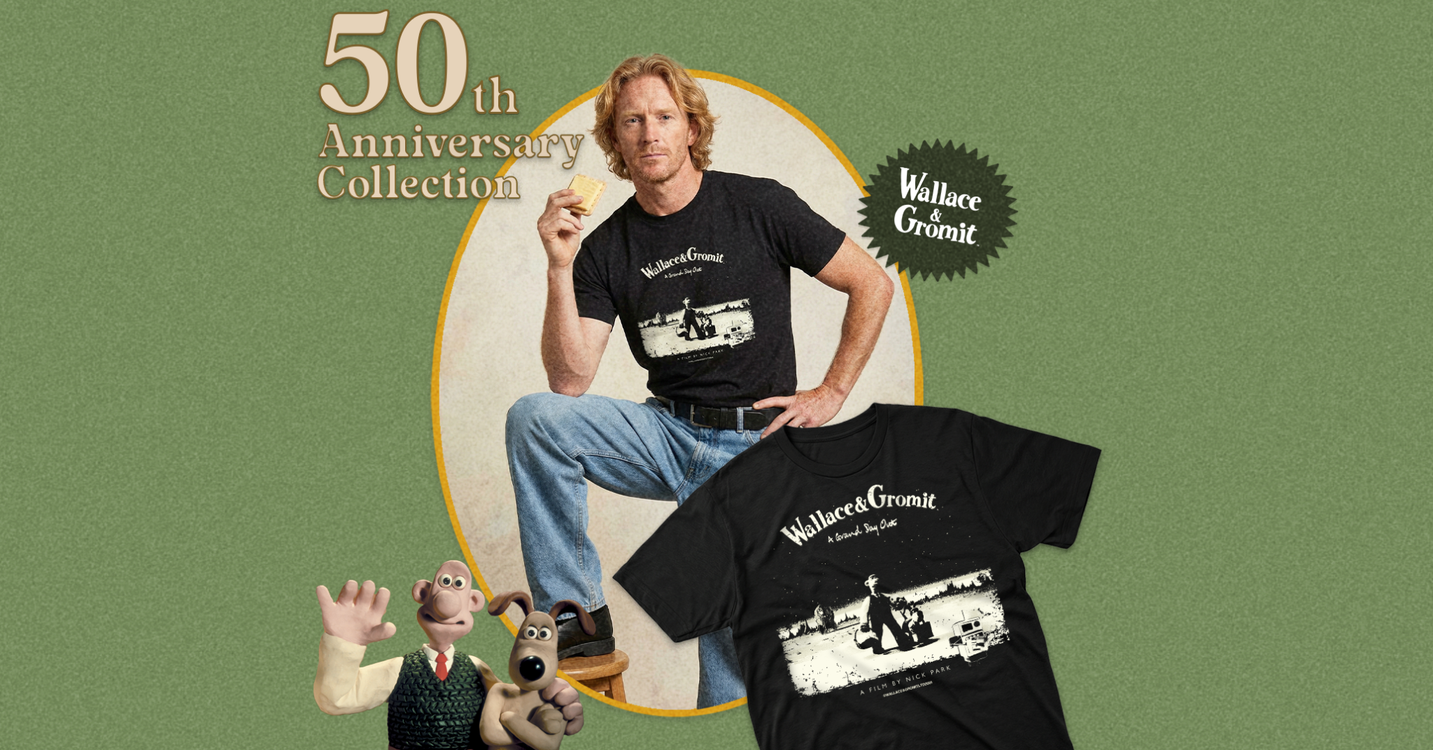 Wallace and Gromit Facebook ad