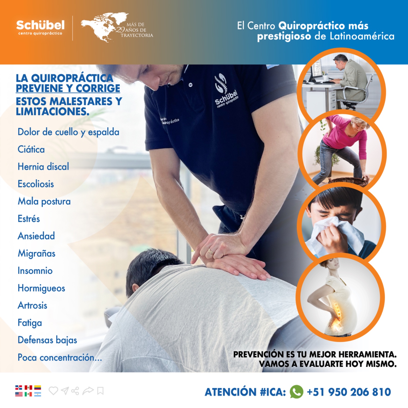 Schübel Centro Quiropráctico Facebook ad