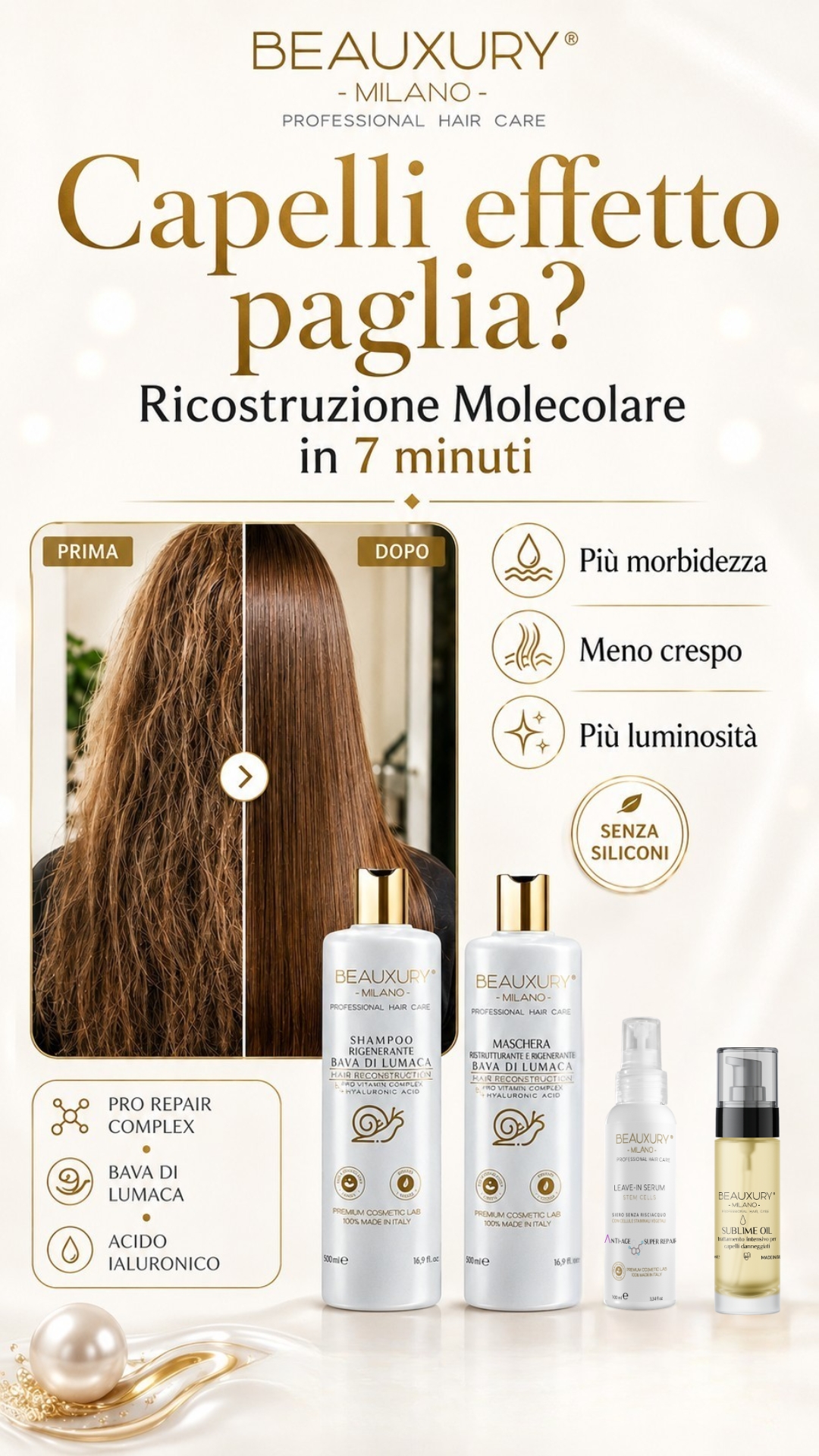 Beauxury Milano Facebook ad