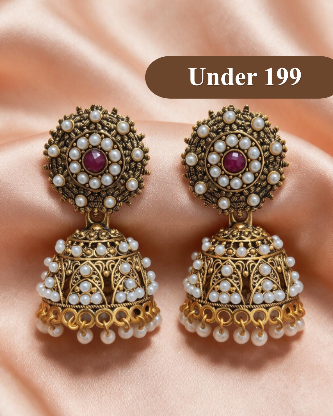 Book My Earrings Facebook ad: Trending Styles Under ₹199