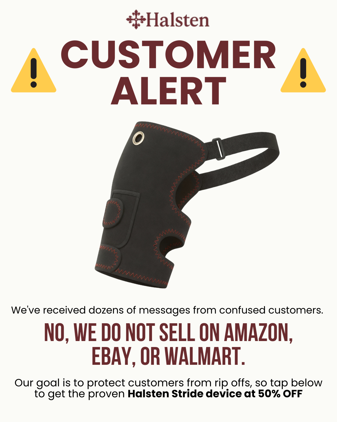 Halsten Facebook ad