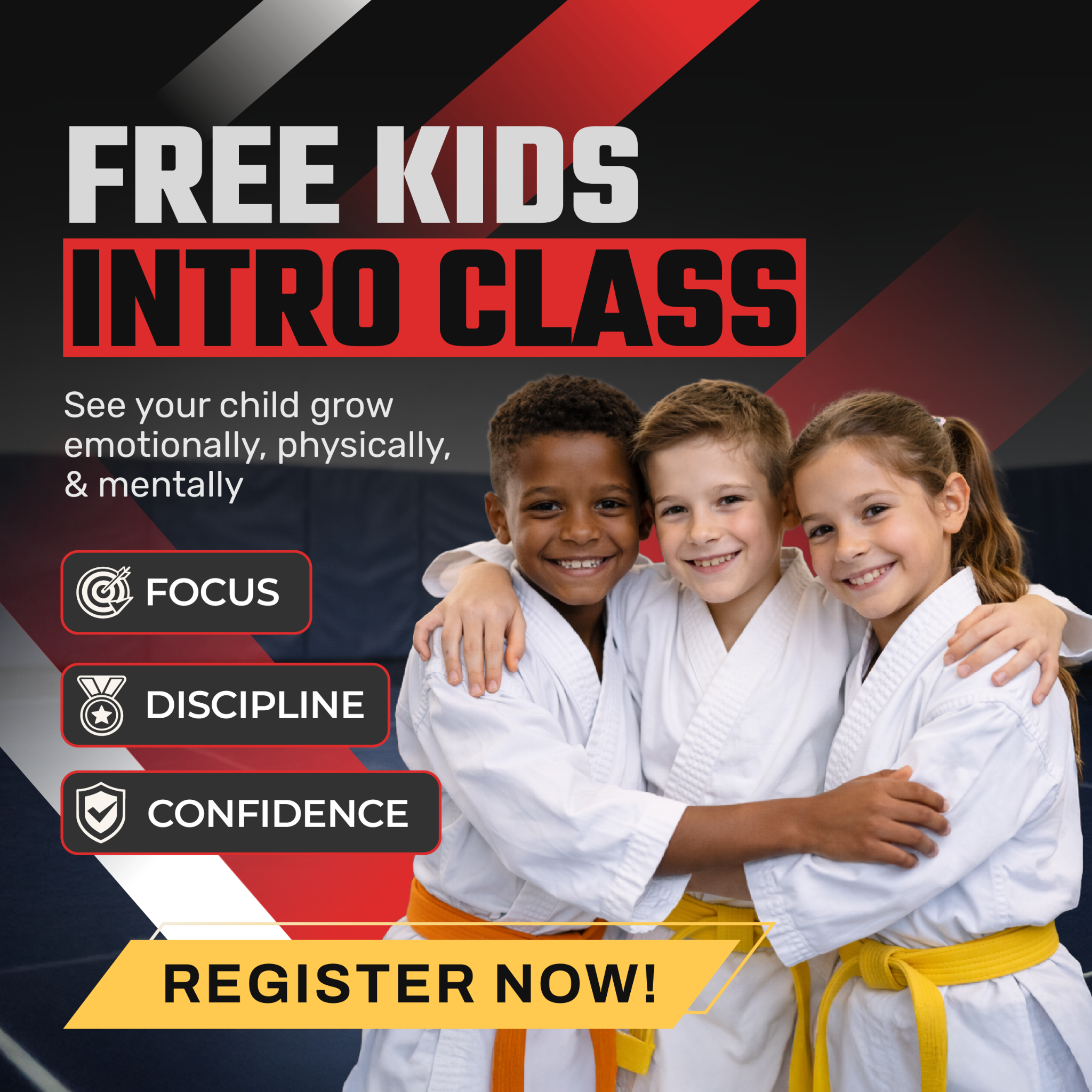 Hotshot Athletic Martial Arts Facebook ad
