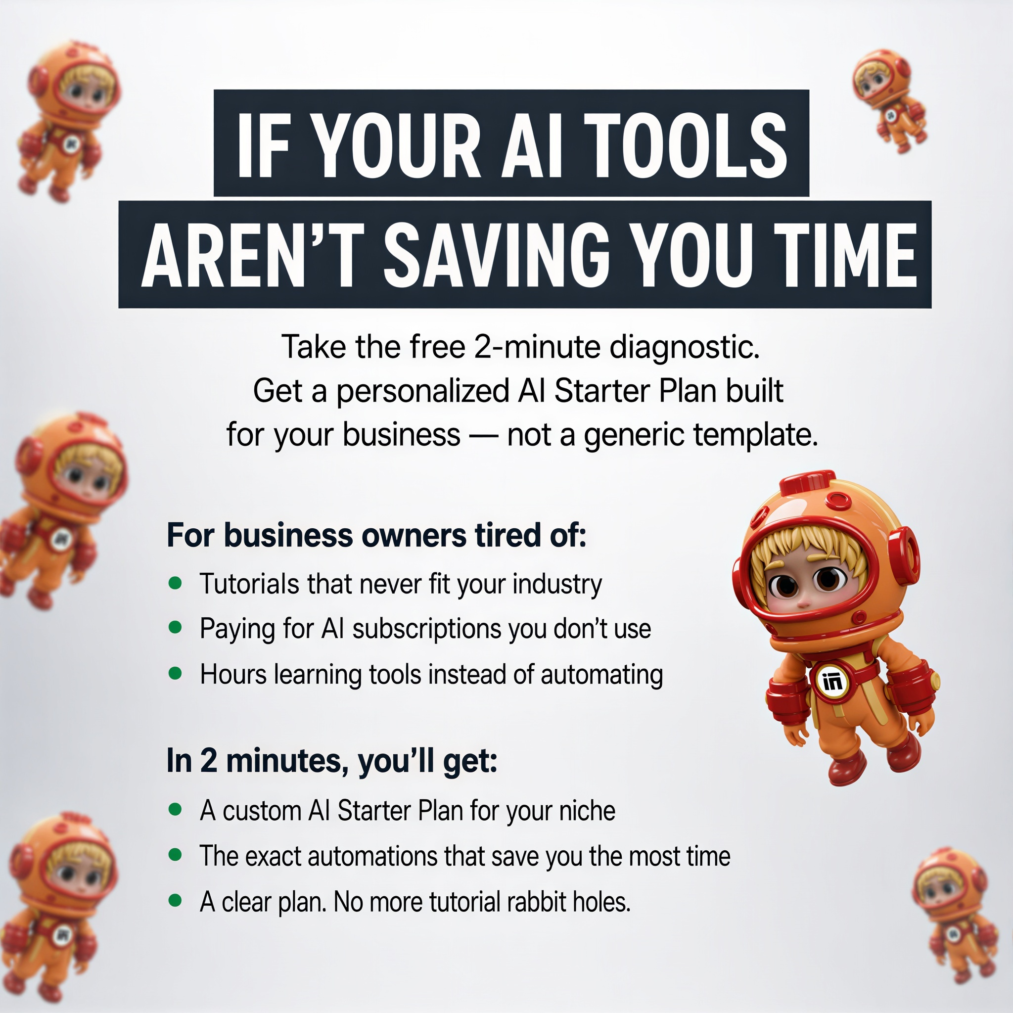 AI Business Hub Facebook ad: Take Free Quiz