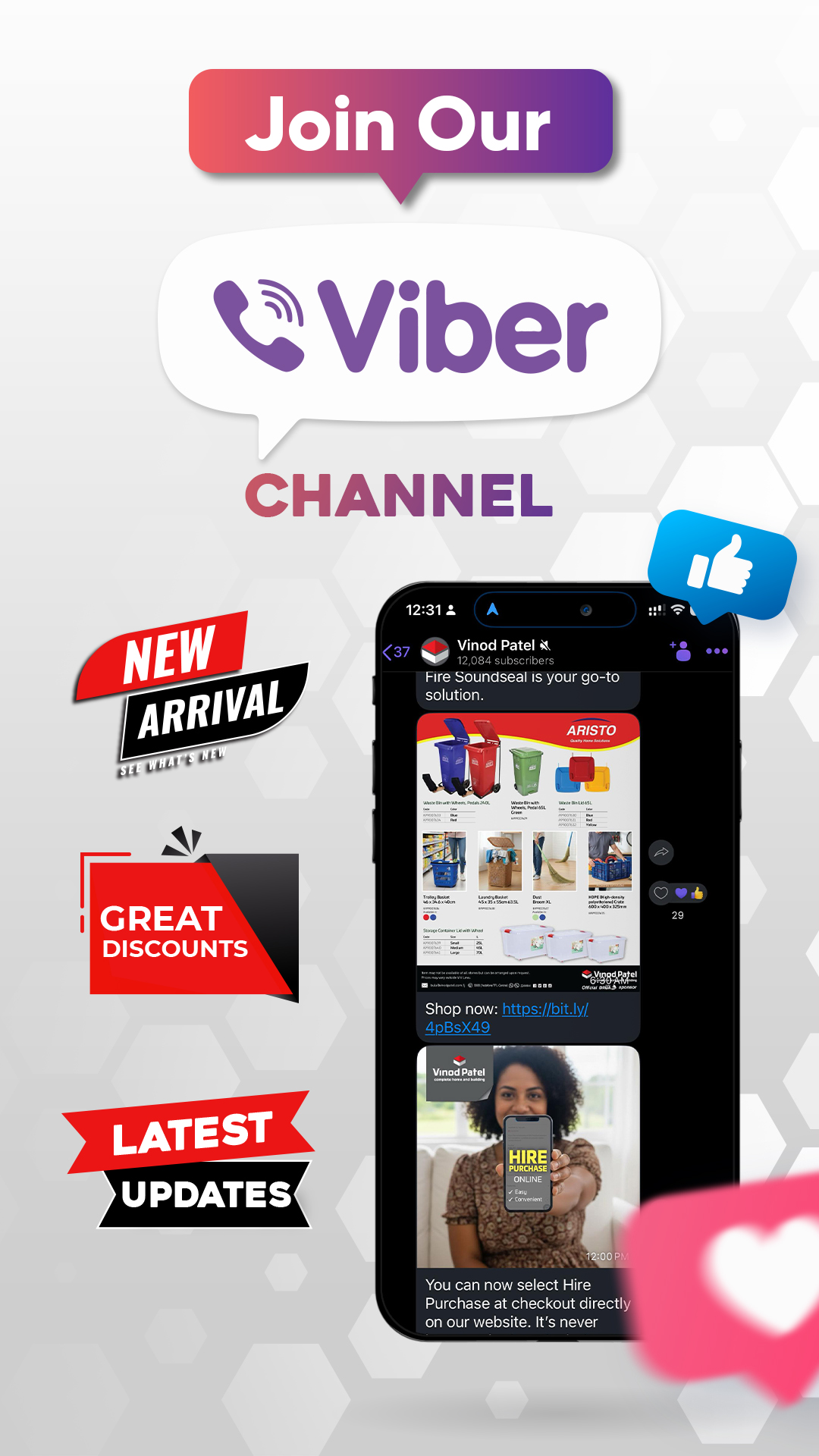 Vinod Patel Facebook ad