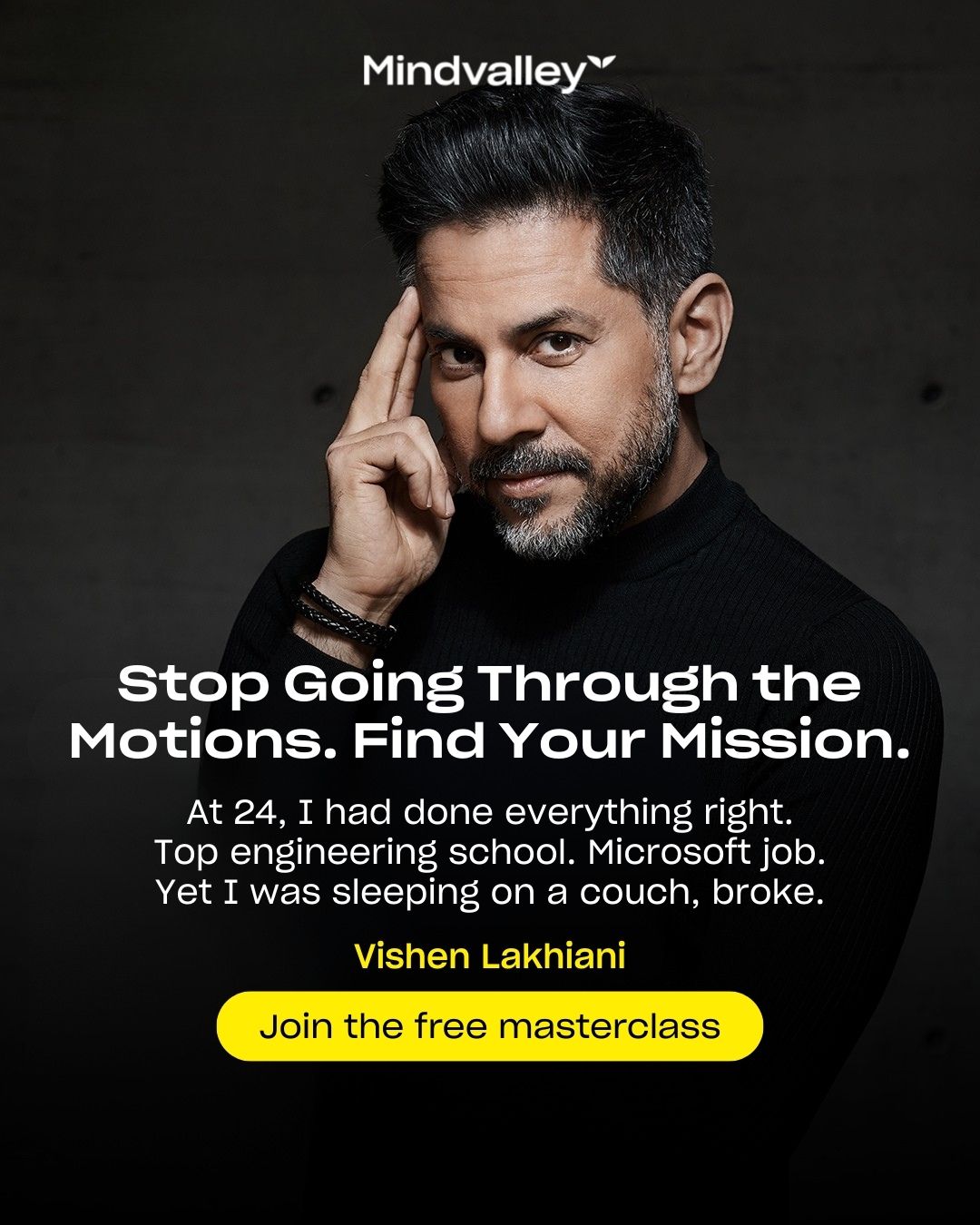 Mindvalley Facebook ad