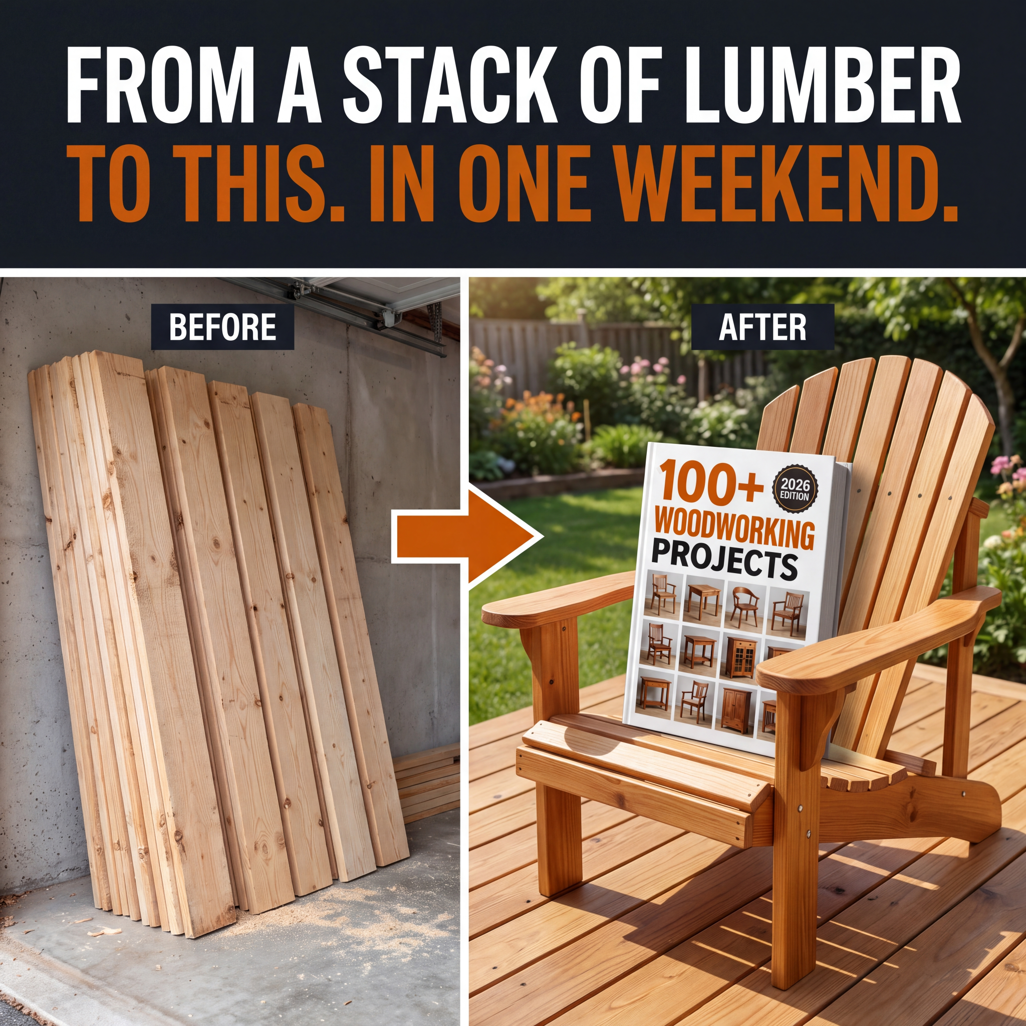 Master Crafts DIY Facebook ad: 100+ Plans. Every Measurement.