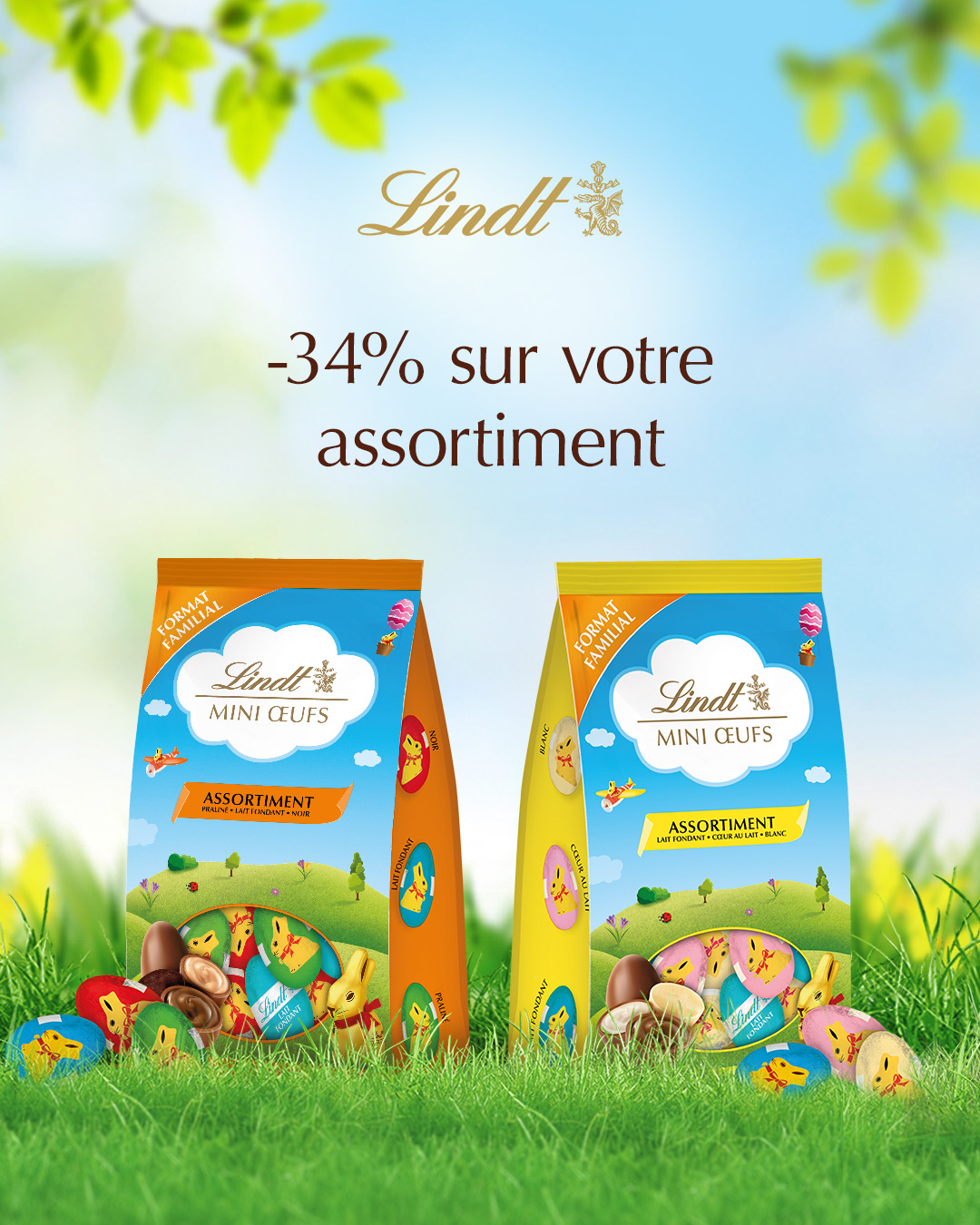 Lindt Facebook ad