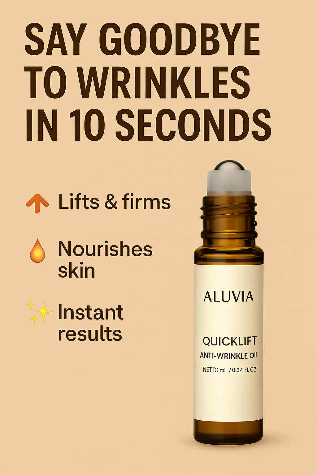 Aluvia Facebook ad: 50% Off Sale Ends Midnight!
