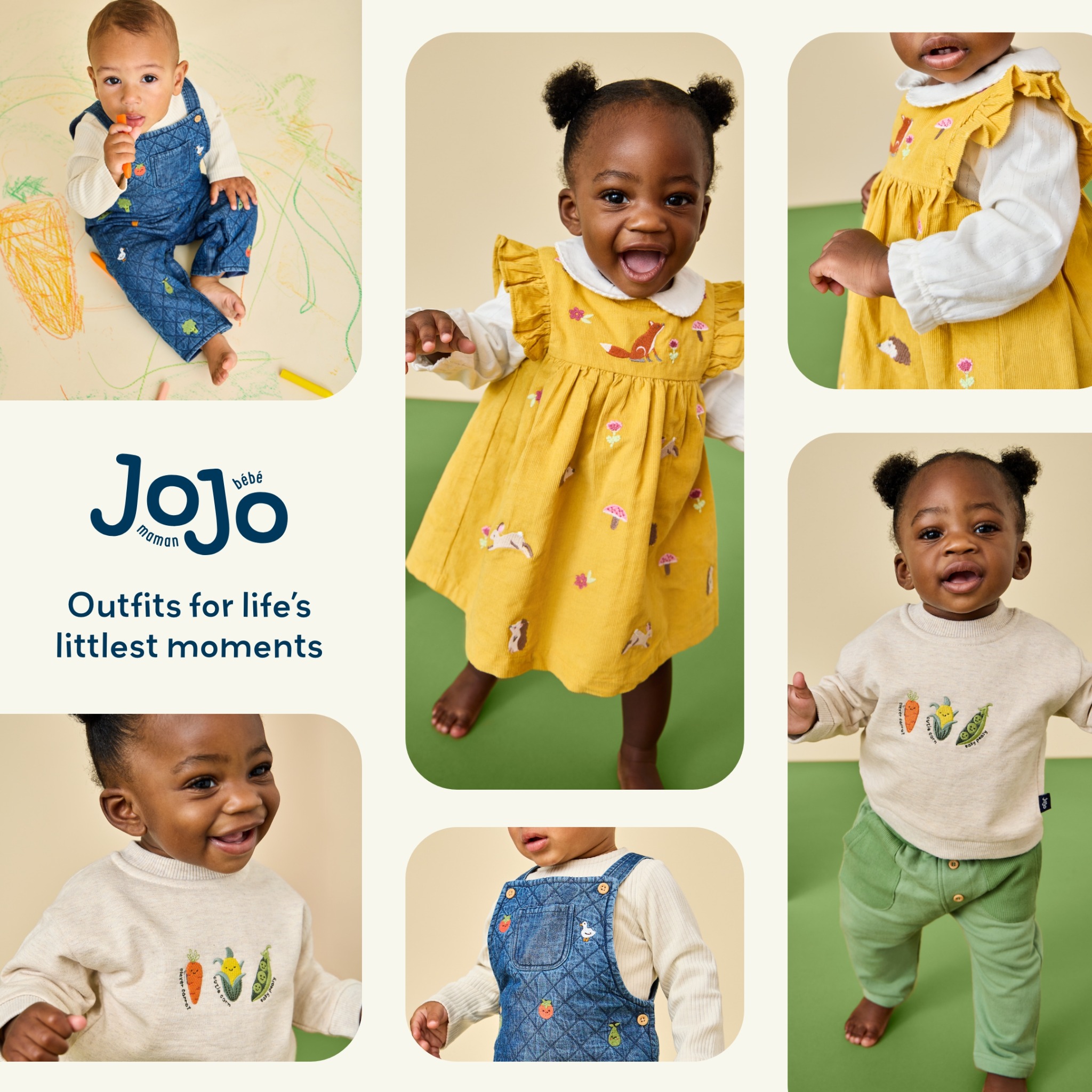 JoJo Maman Bébé Facebook ad: Outifts you'll never forget