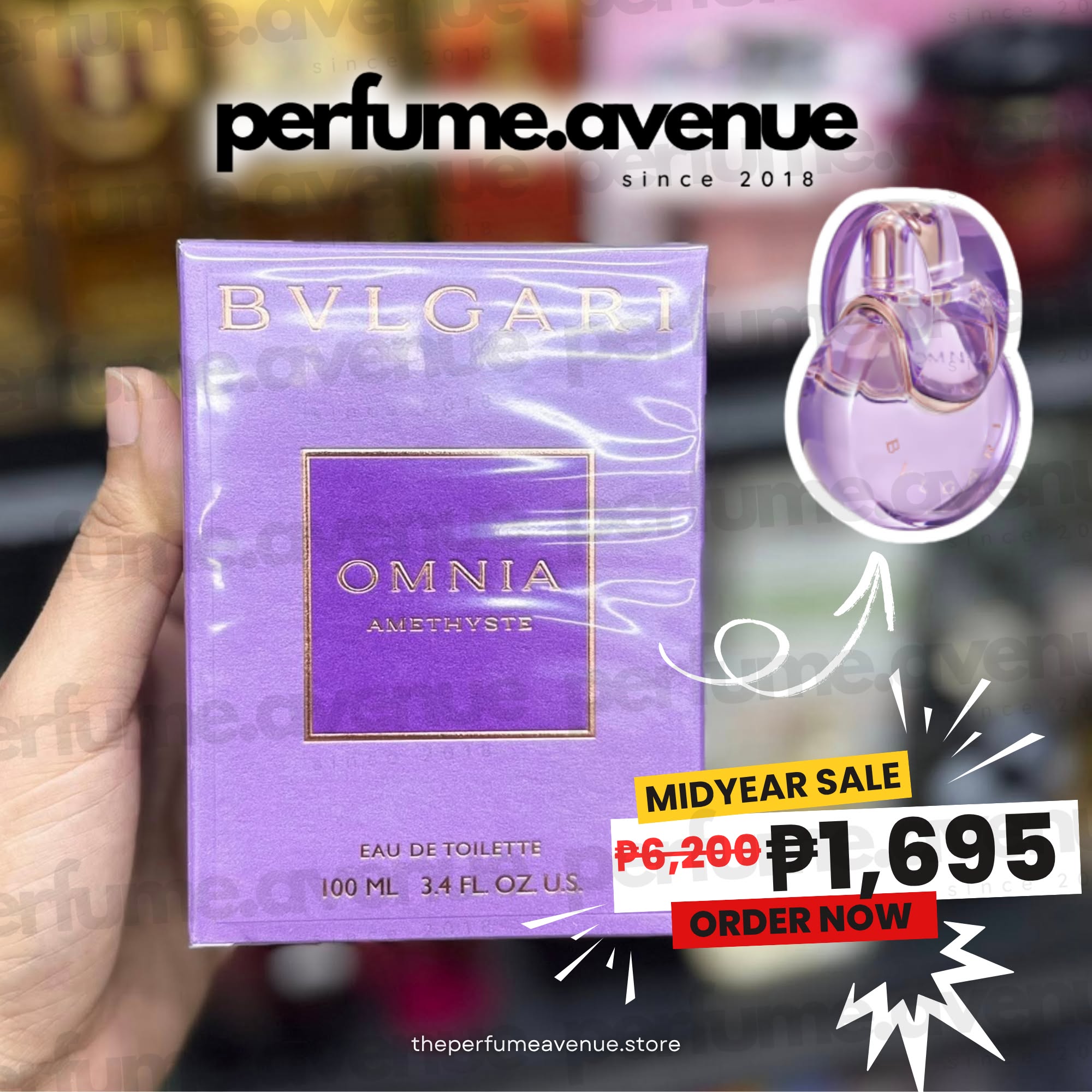 Perfume Avenue 2.0 Facebook ad: Lowest Price Guaranteed!