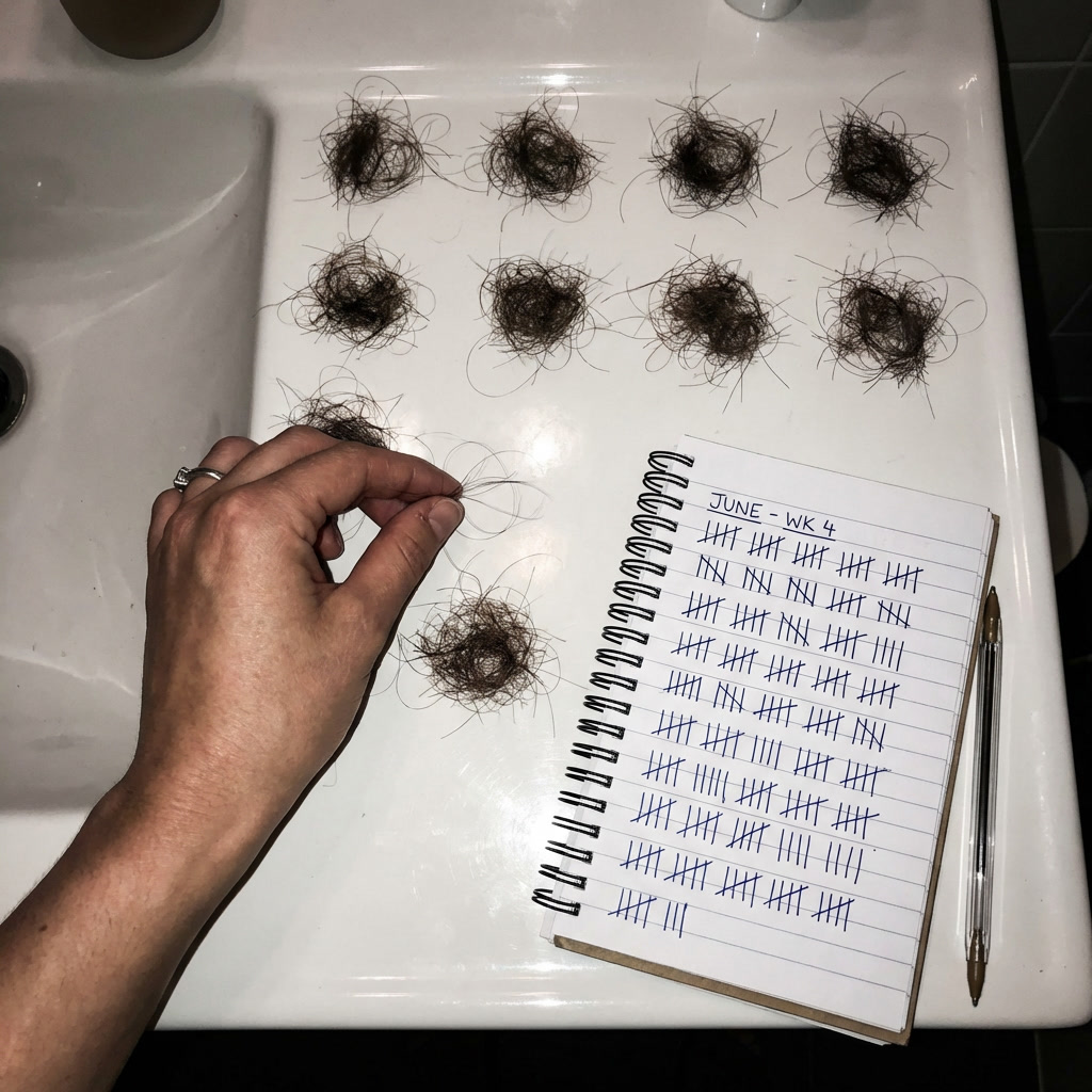 Hair Health Report Facebook ad: Read this if your hair is thinning.