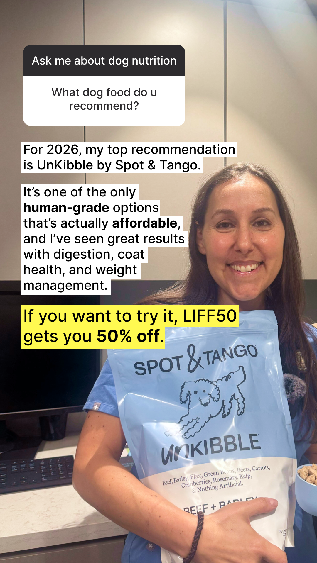 Dr. Stephanie Liff, DVM Facebook ad