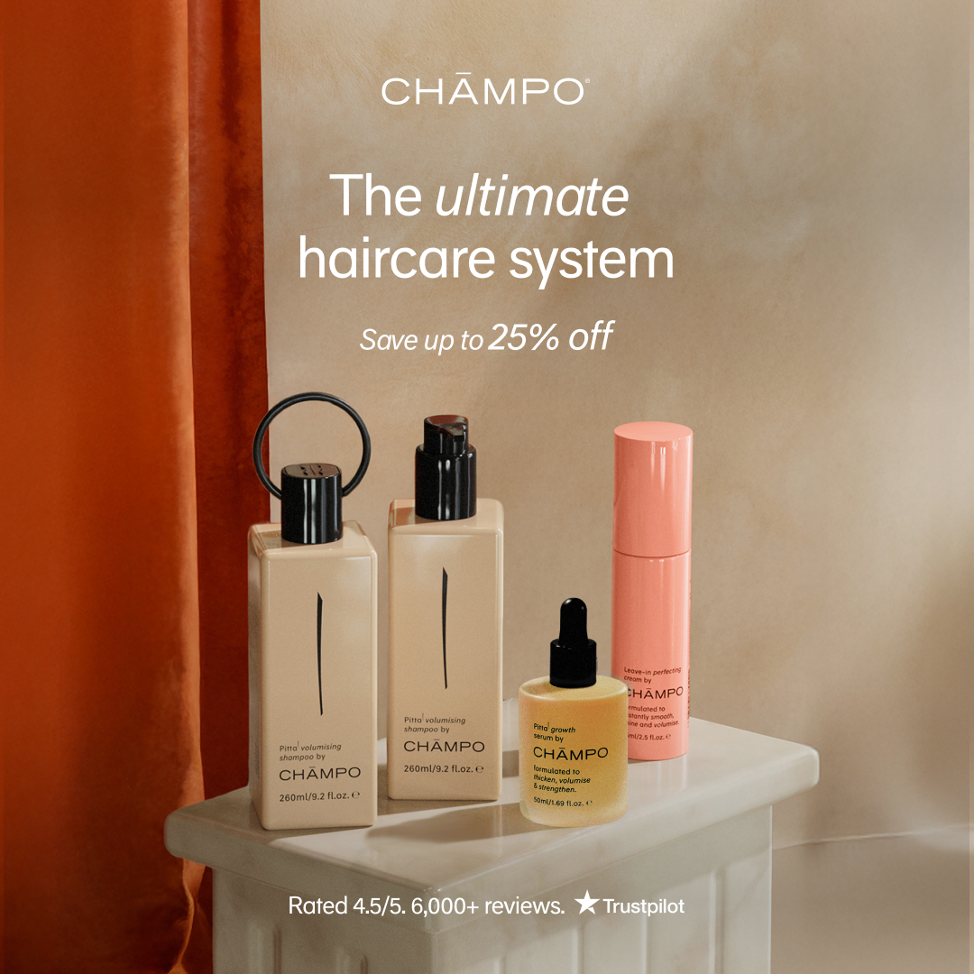 Chāmpo Haircare Facebook ad