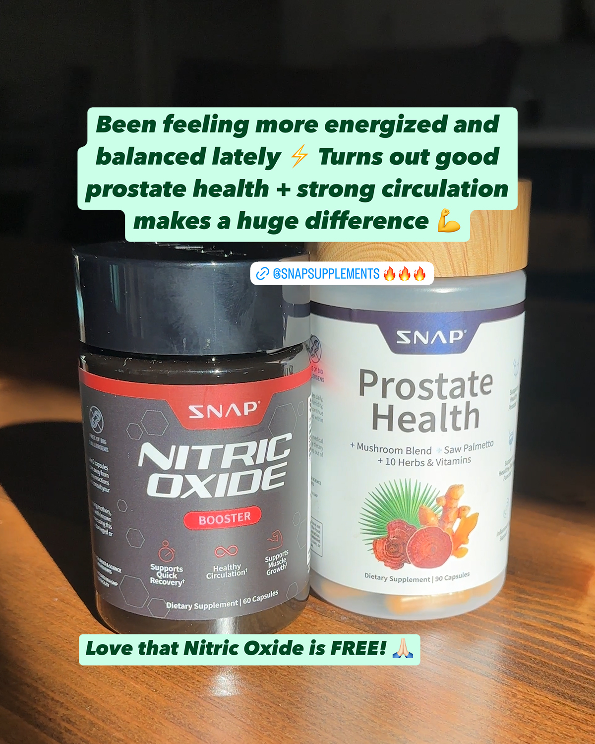 Snap Supplements Facebook ad