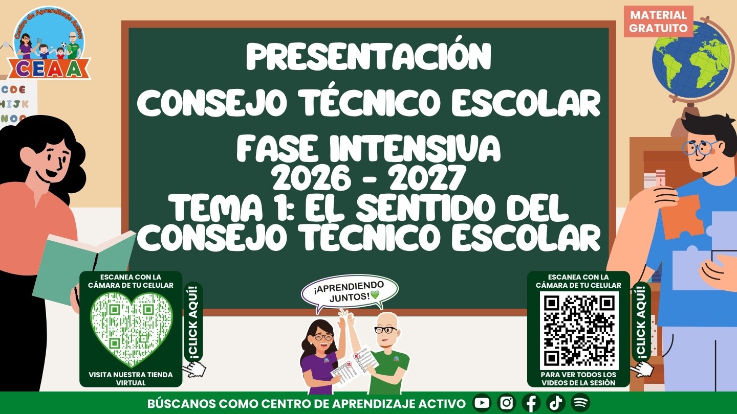 CEAA: Centro de Aprendizaje Activo Facebook ad: PRESENTACIÓN TEMA 1 El Sentido del CTE Fase…