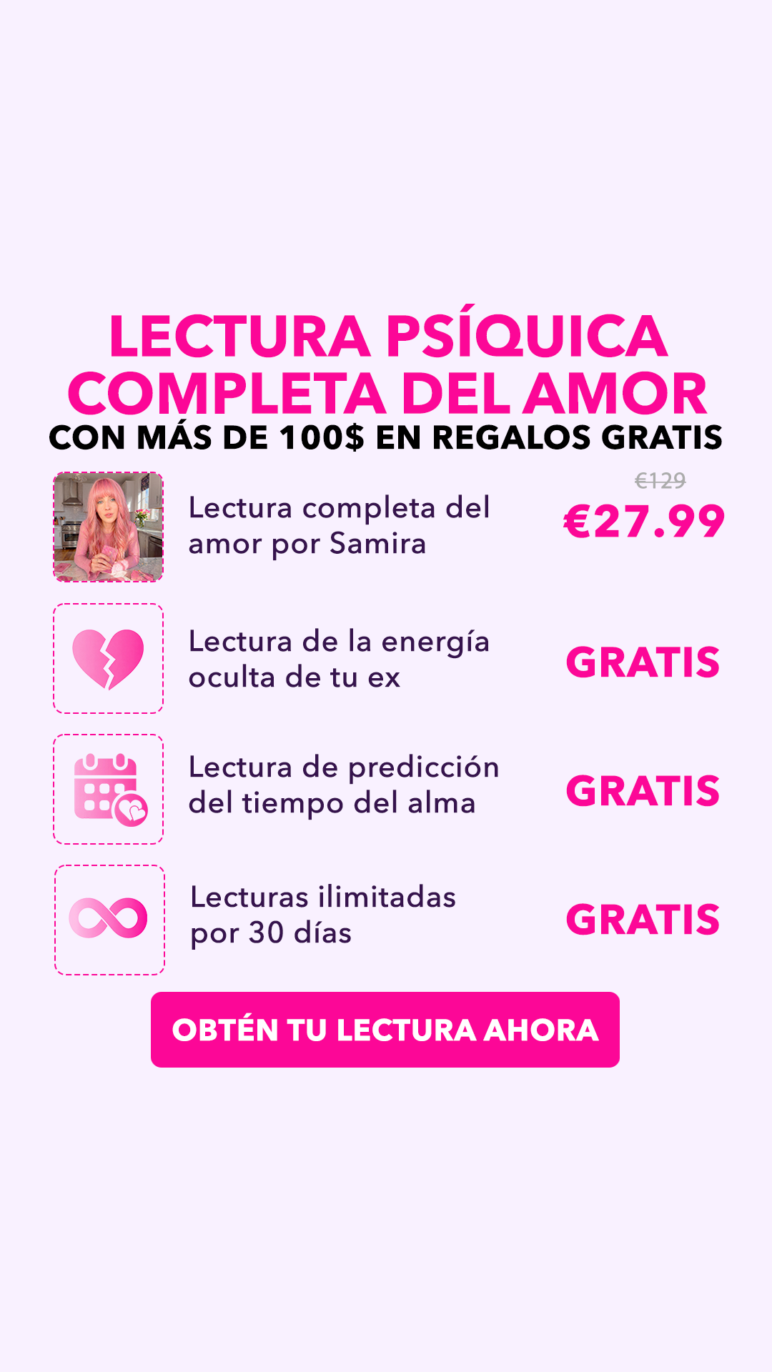 Psychic Samira Facebook ad