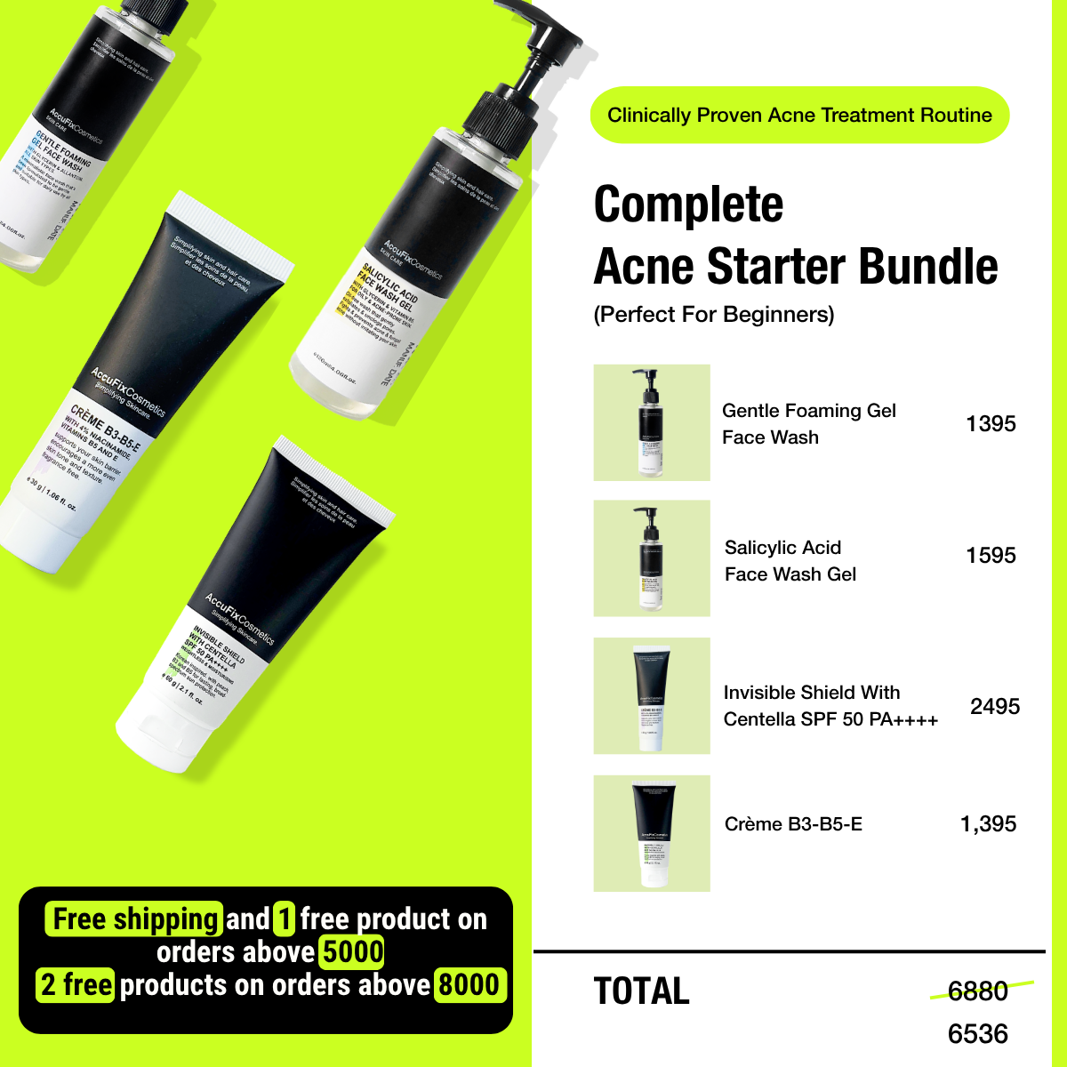 AccuFix Cosmetics Facebook ad