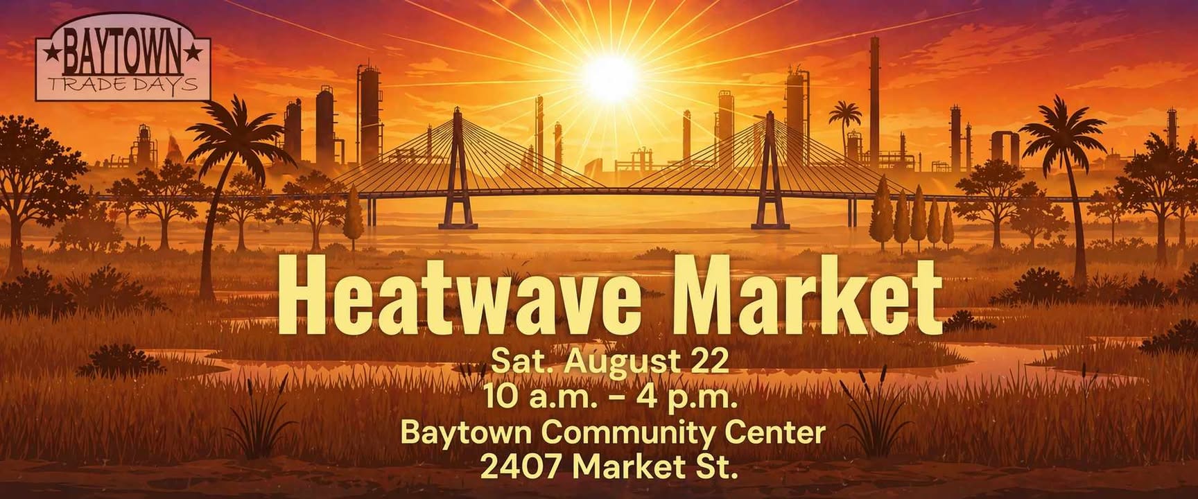 Baytown Trade Days Facebook ad: Heatwave Market
