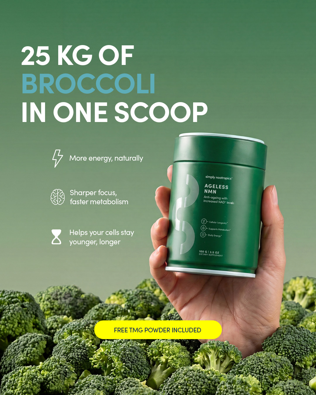 Simply Nootropics Facebook ad