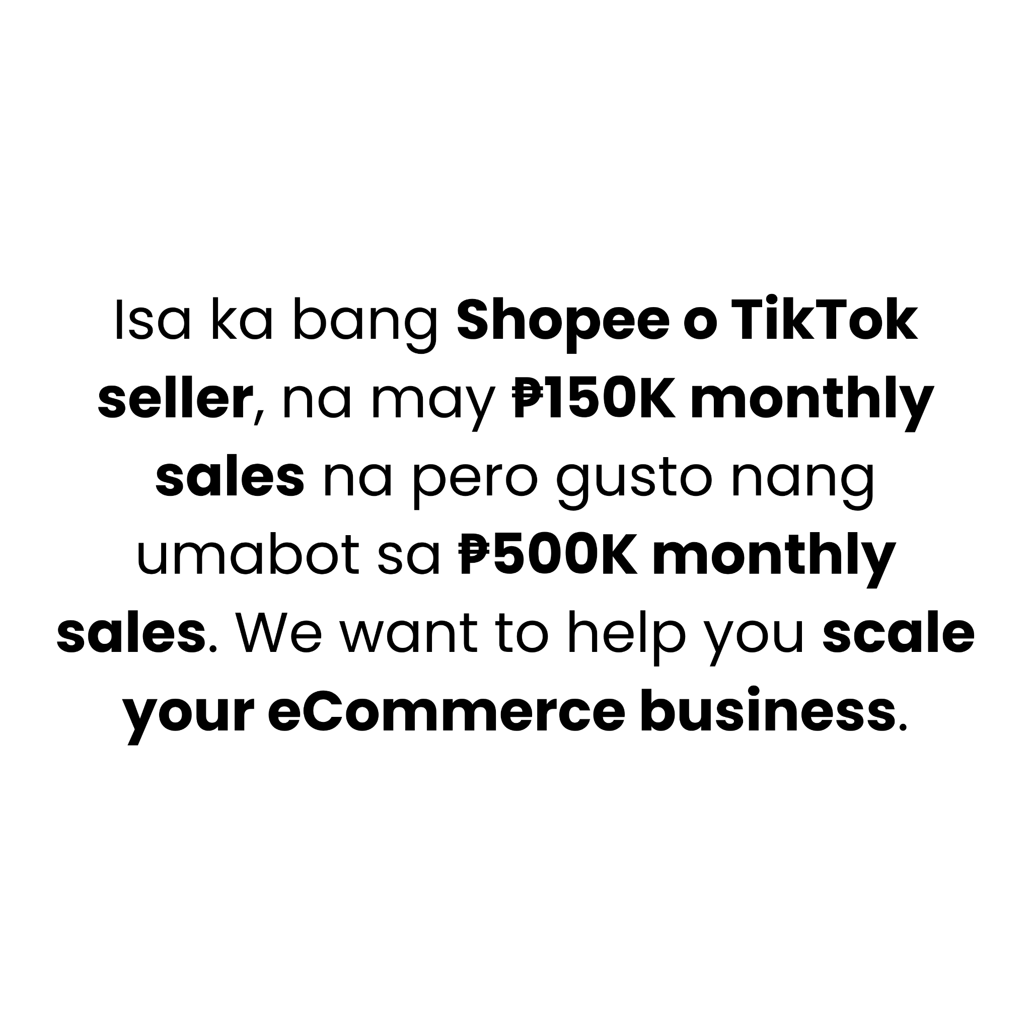 ECOM Accelerator Facebook ad