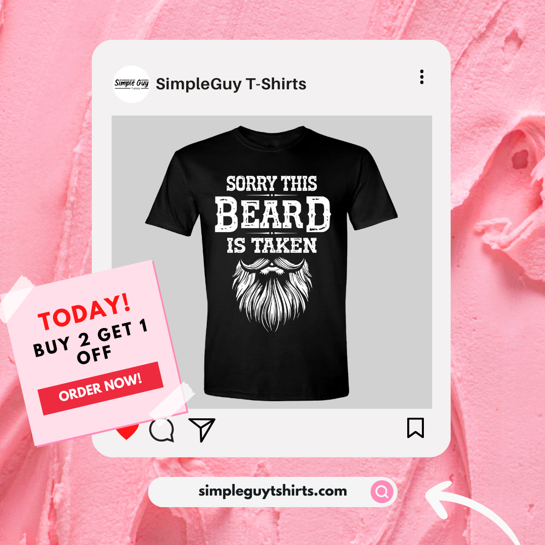 Simple Guy Tshirts Facebook ad